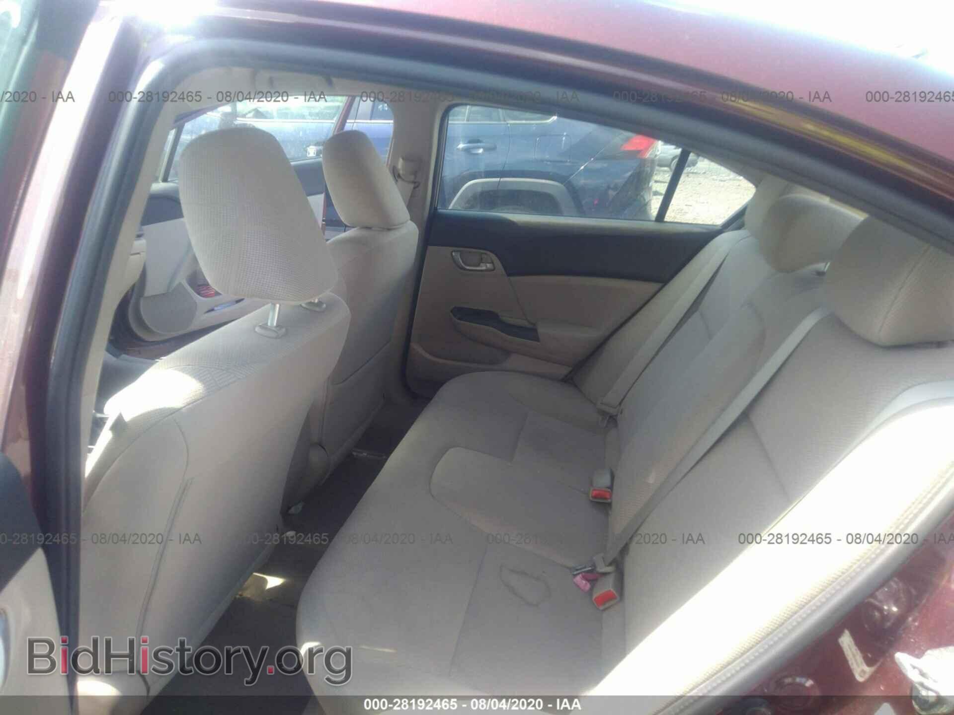 2012 HONDA CIVIC SDN - VIN: 19XFB2F55CE108970 - Фото 8