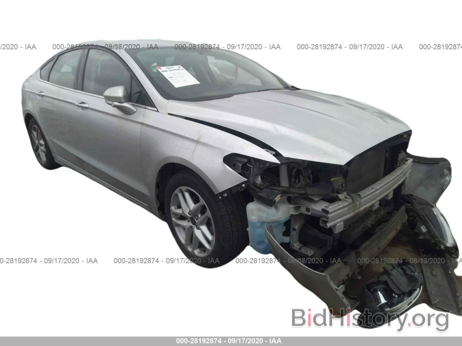 Photo 3FA6P0H7XGR146350 - FORD FUSION 2016