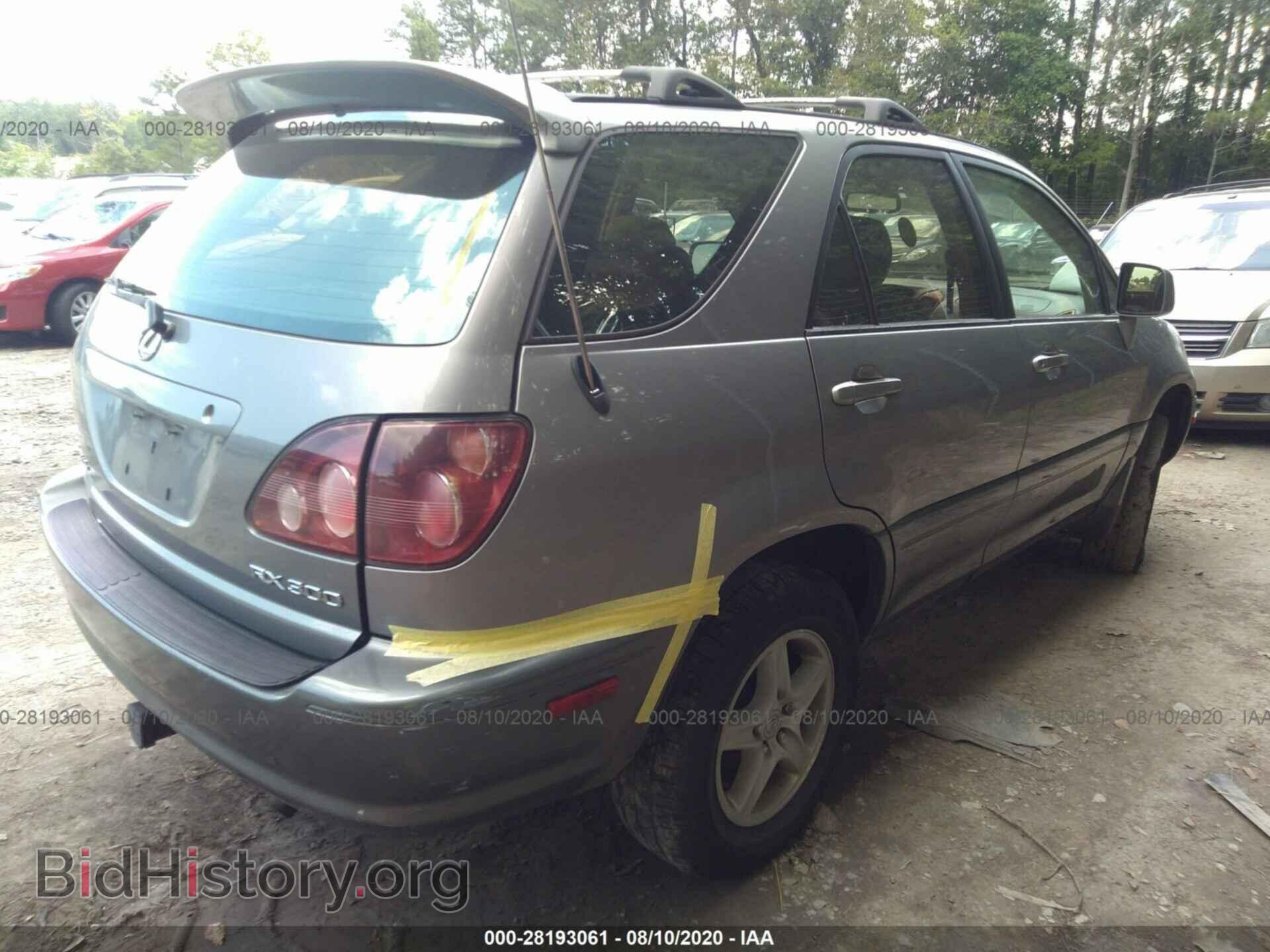 2000 LEXUS RX 300 - VIN: JT6HF10U9Y0162545 - Фото 4