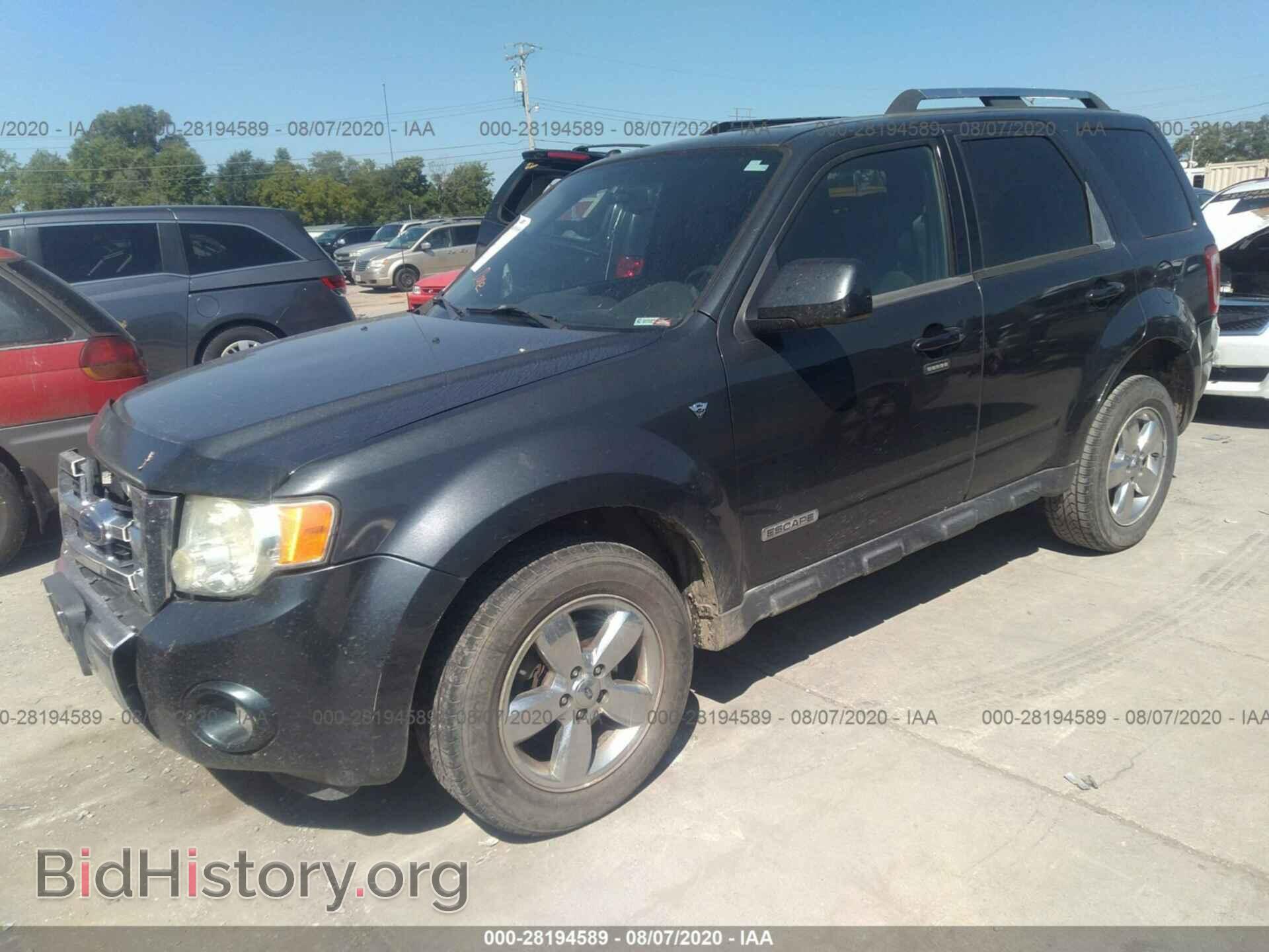 2008 FORD ESCAPE - VIN: 1FMCU04178KB46671 - Фото 2