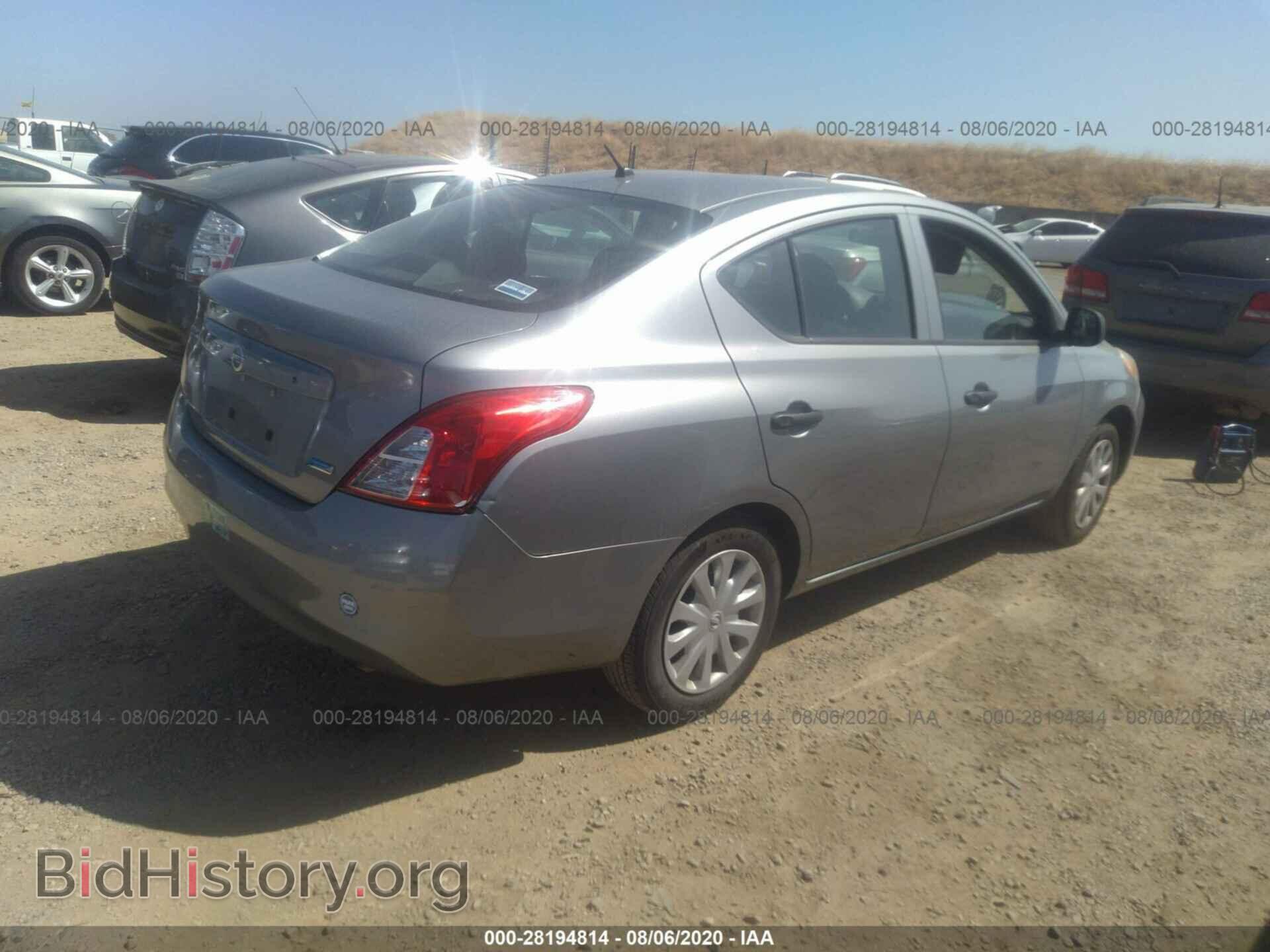 2012 NISSAN VERSA - VIN: 3N1CN7AP9CL944571 - Фото 4