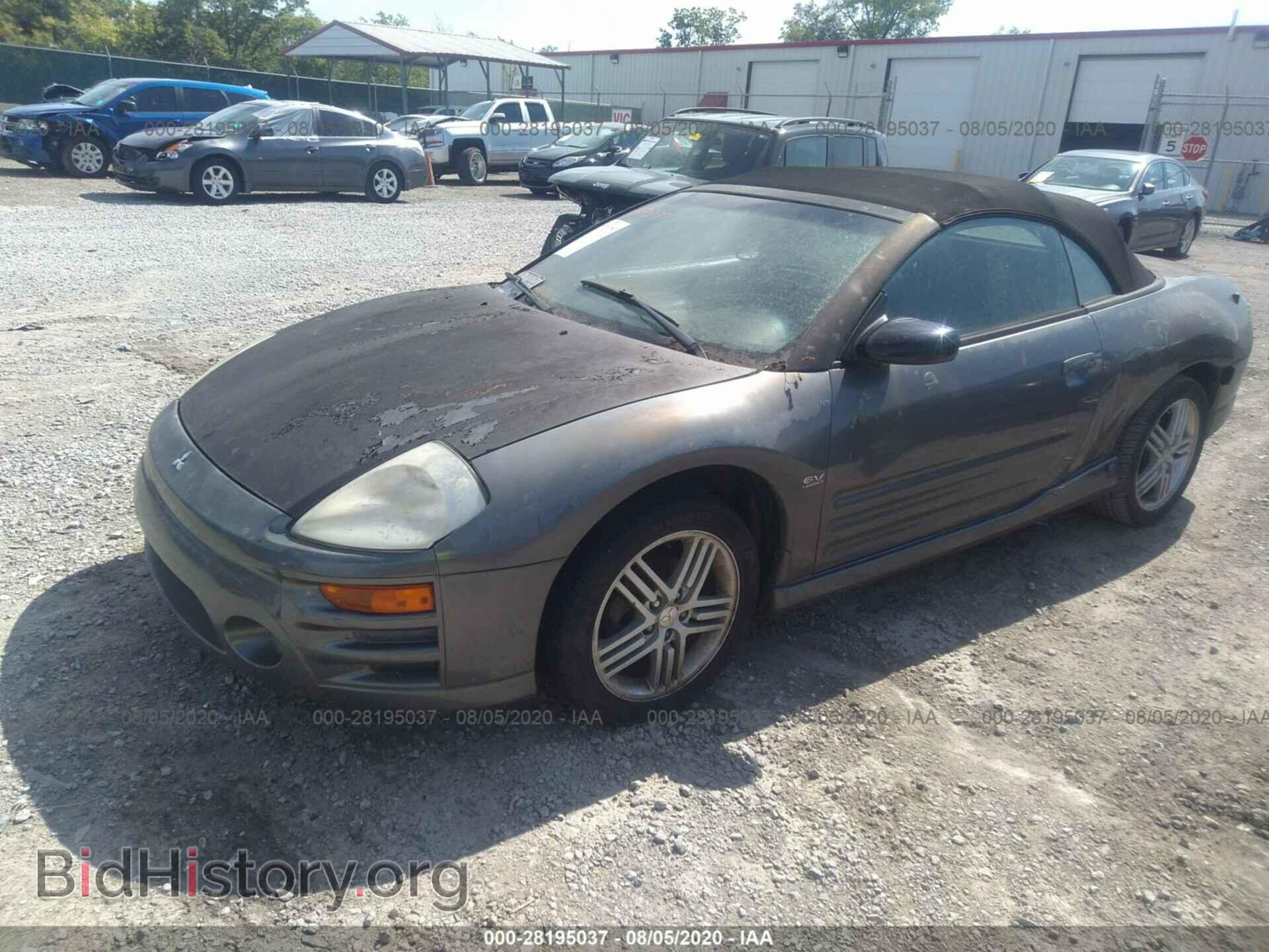 2004 MITSUBISHI ECLIPSE - VIN: 4A3AE55H14E048887 - Фото 2