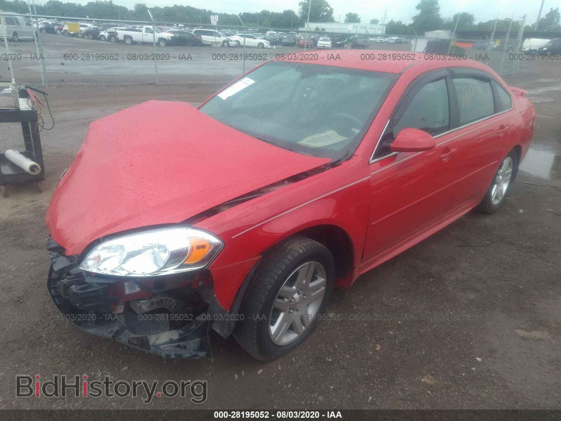 2012 CHEVROLET IMPALA - VIN: 2G1WB5E30C1131483 - Фото 2