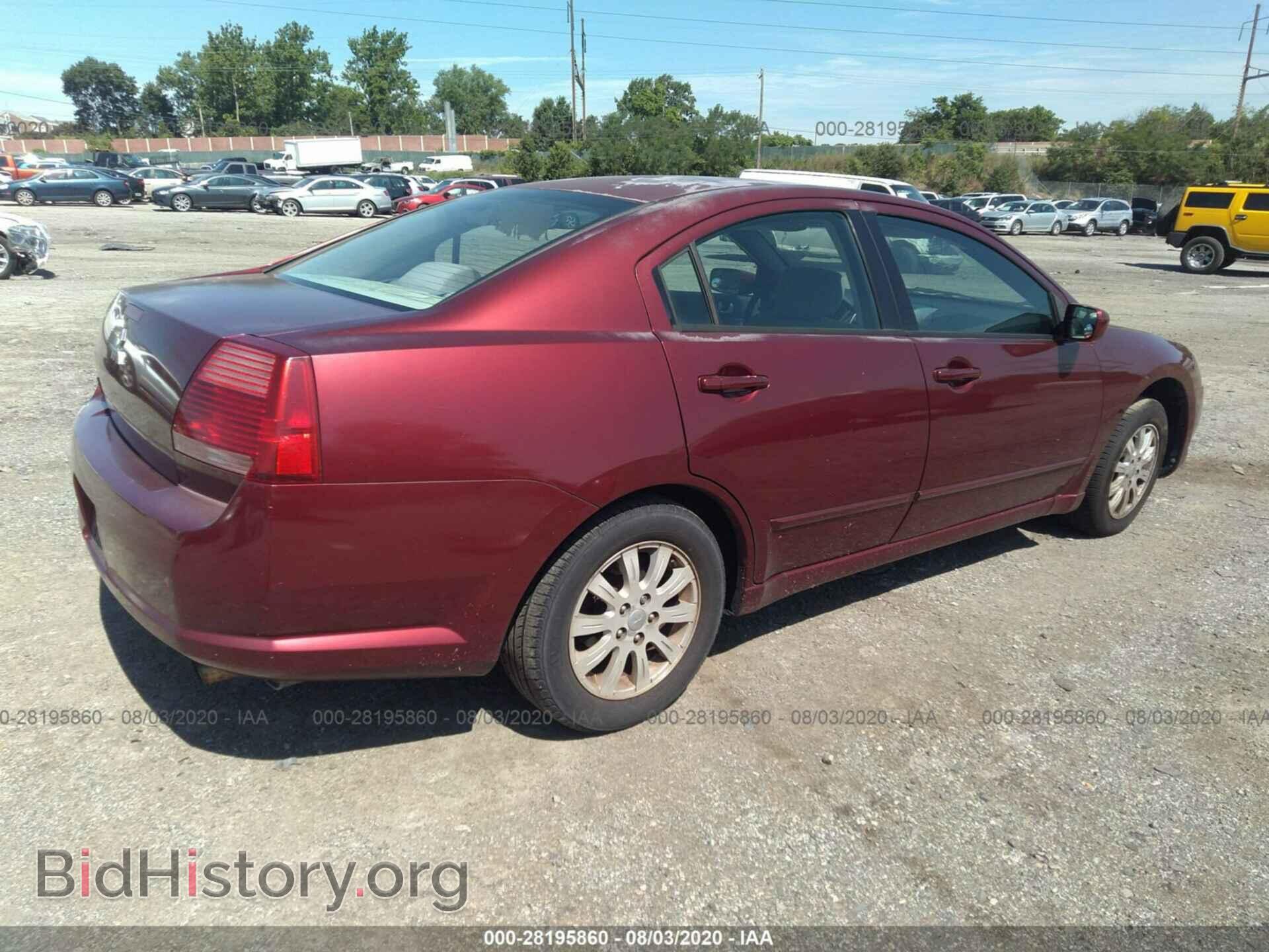 2006 MITSUBISHI GALANT - VIN: 4A3AB36F76E011579 - Фото 4
