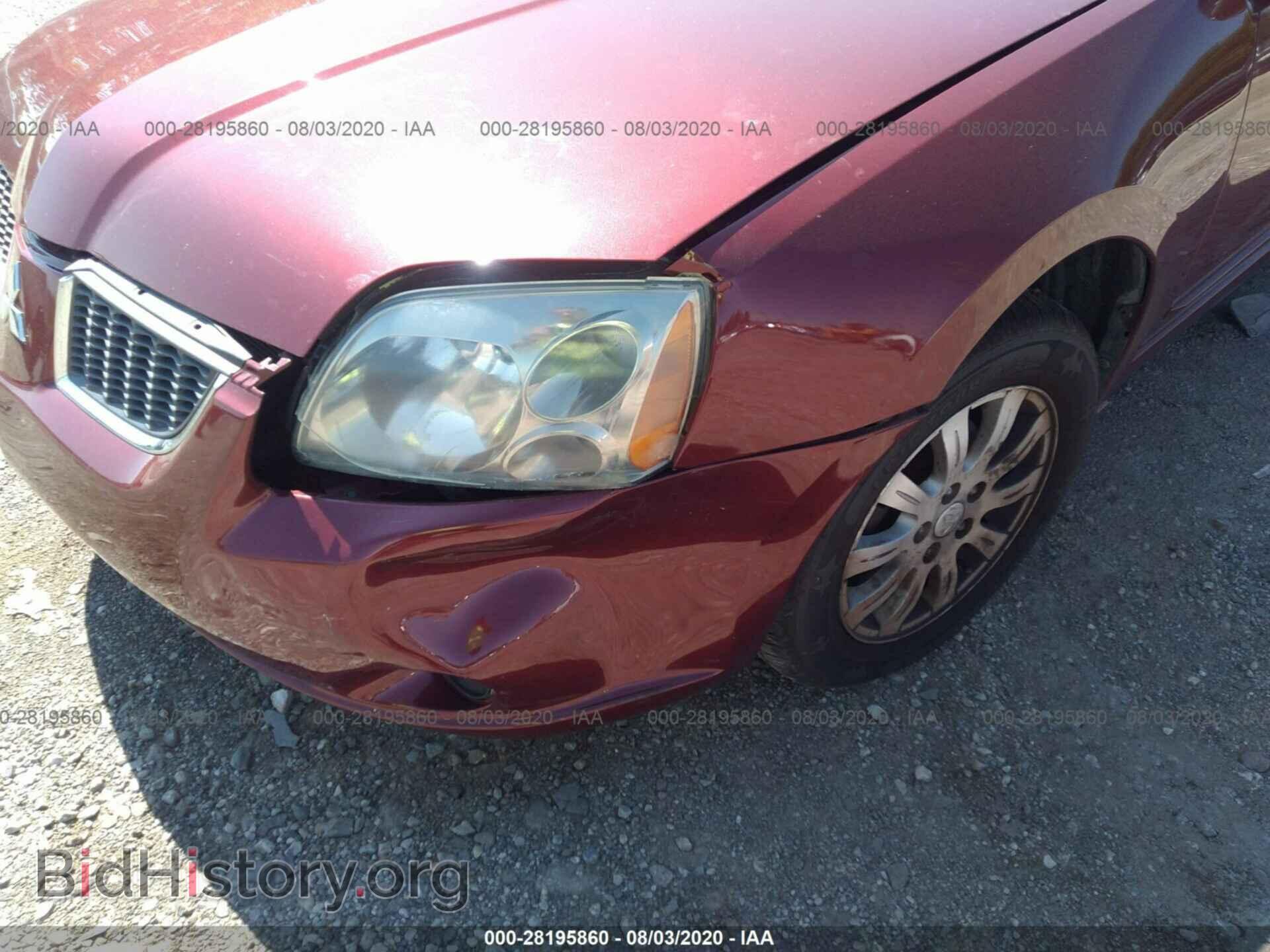 2006 MITSUBISHI GALANT - VIN: 4A3AB36F76E011579 - Фото 6