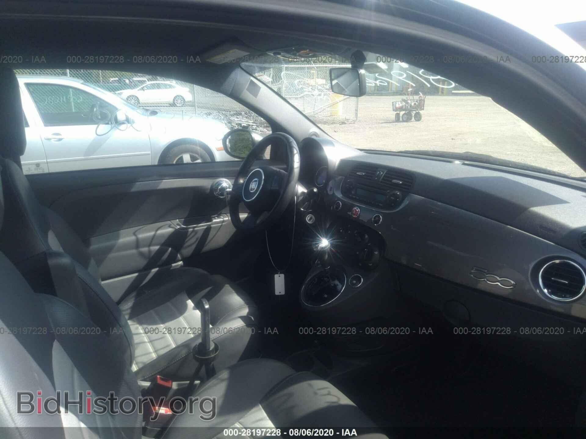 2013 FIAT 500 - VIN: 3C3CFFBR4DT579727 - Фото 5