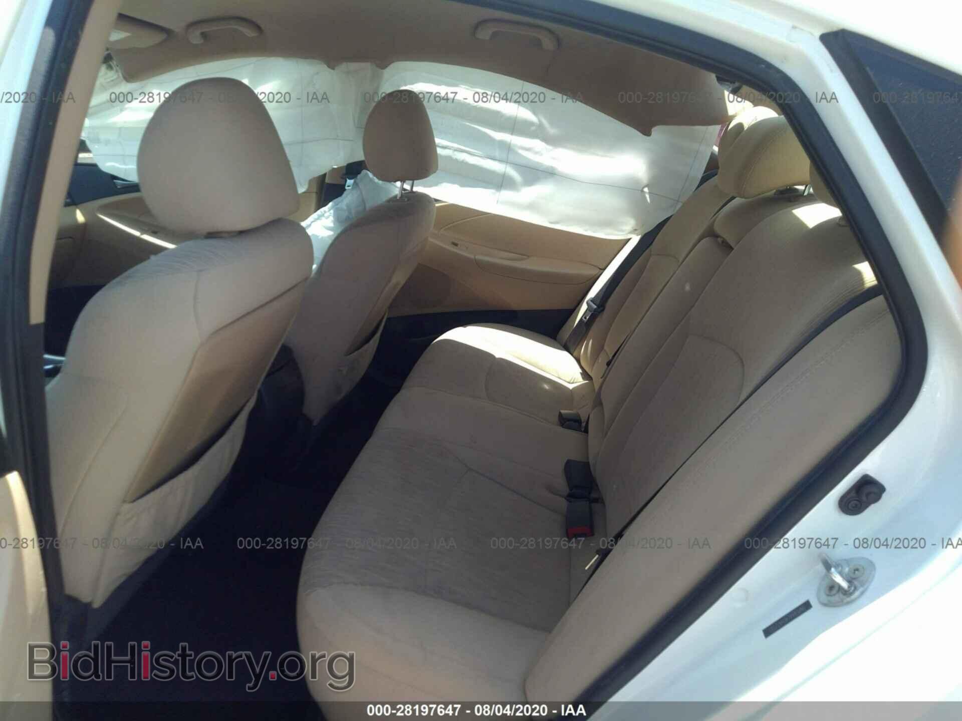 2012 HYUNDAI SONATA - VIN: 5NPEB4AC4CH477733 - Photo 8