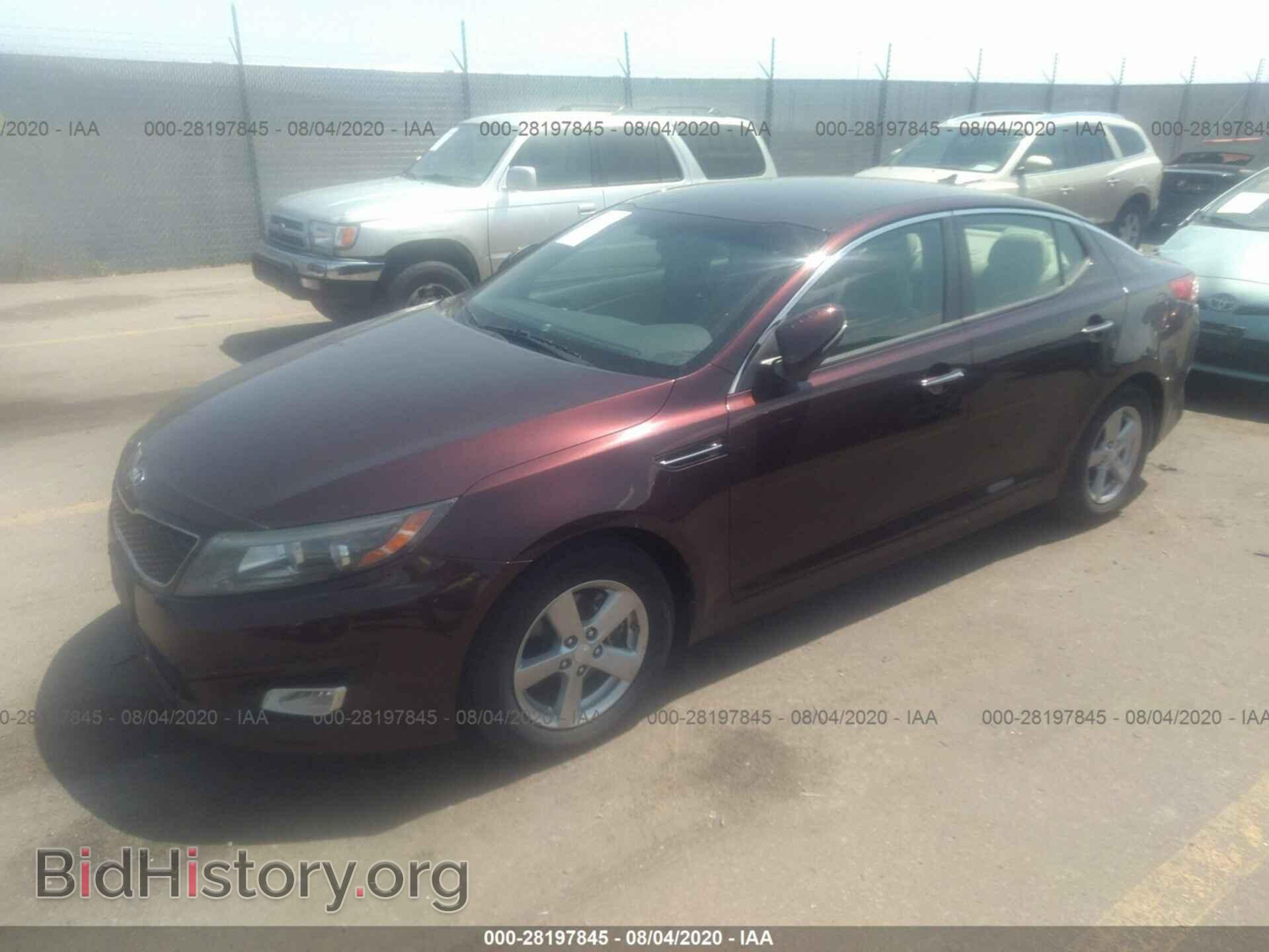 2015 KIA OPTIMA - VIN: 5XXGM4A78FG360808 - Фото 2
