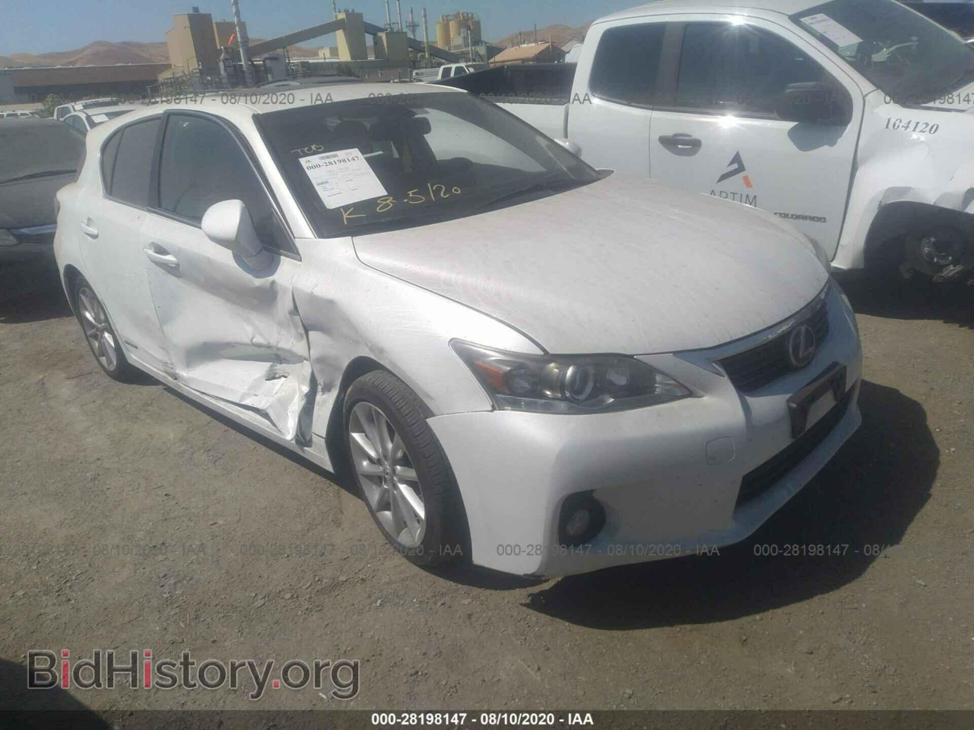 Photo JTHKD5BH5C2094915 - LEXUS CT 200H 2012