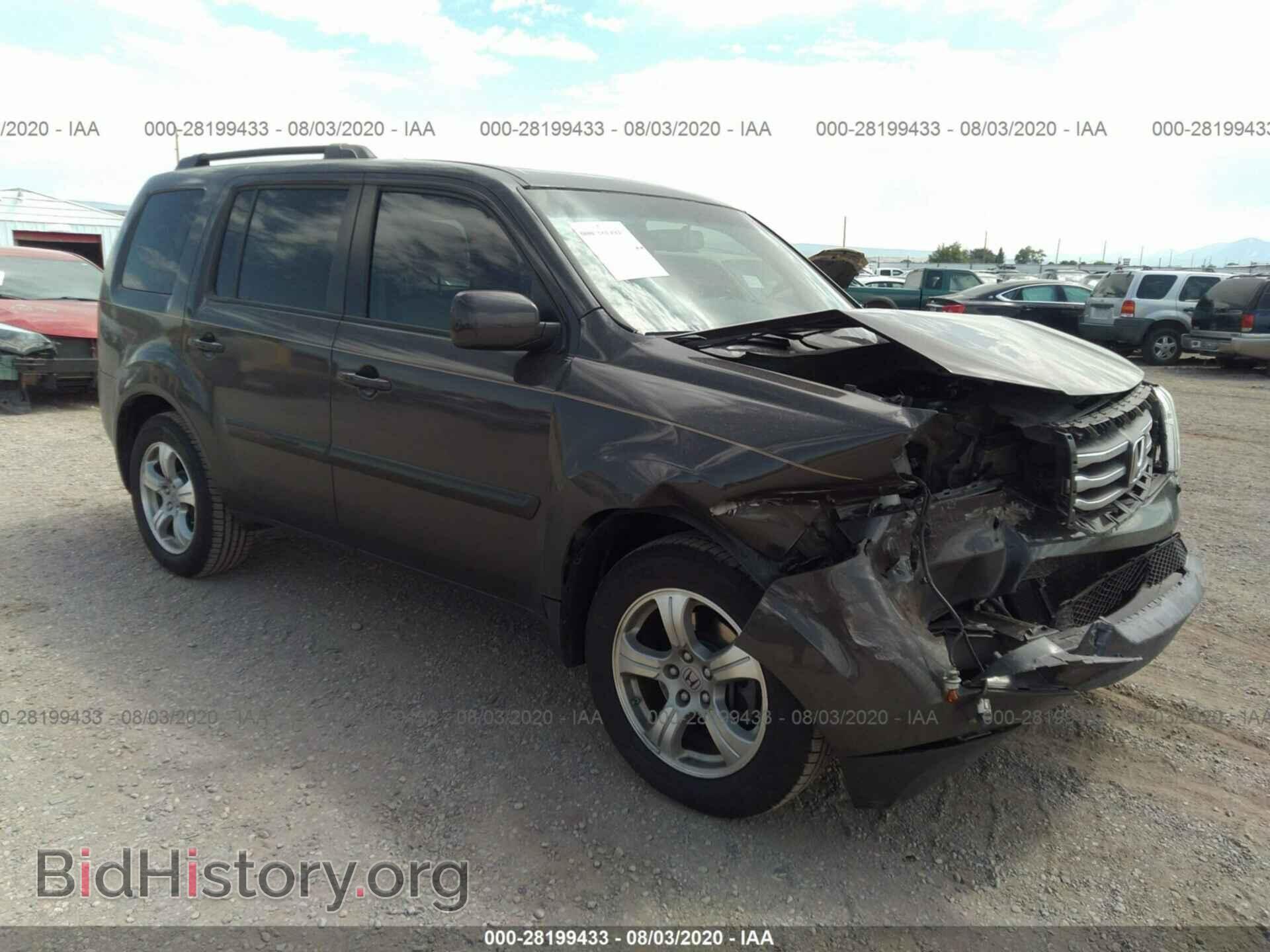 Фотография 5FNYF4H52CB074826 - HONDA PILOT 2012