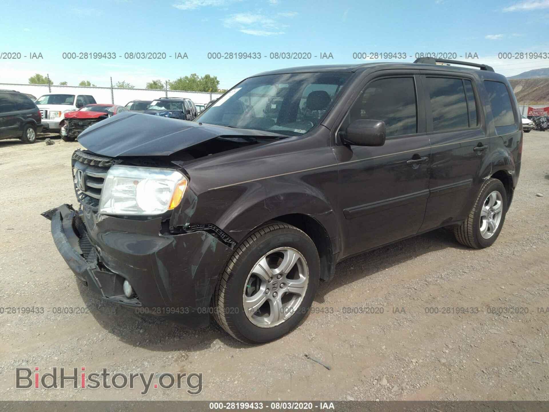 2012 HONDA PILOT - VIN: 5FNYF4H52CB074826 - Фото 2