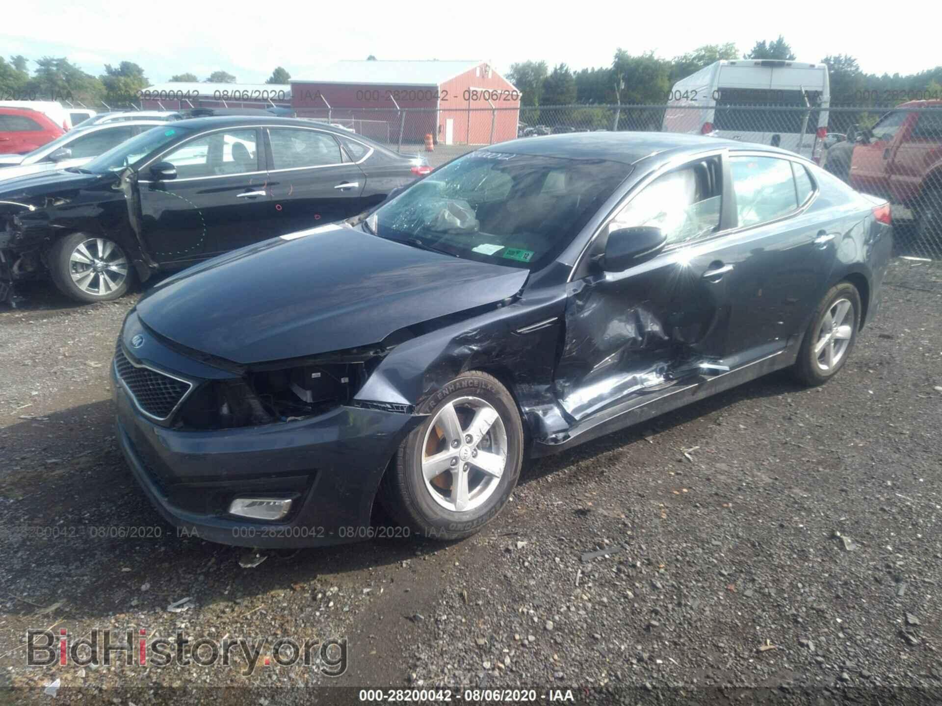 2015 KIA OPTIMA - VIN: KNAGM4A77F5553341 - Фото 2