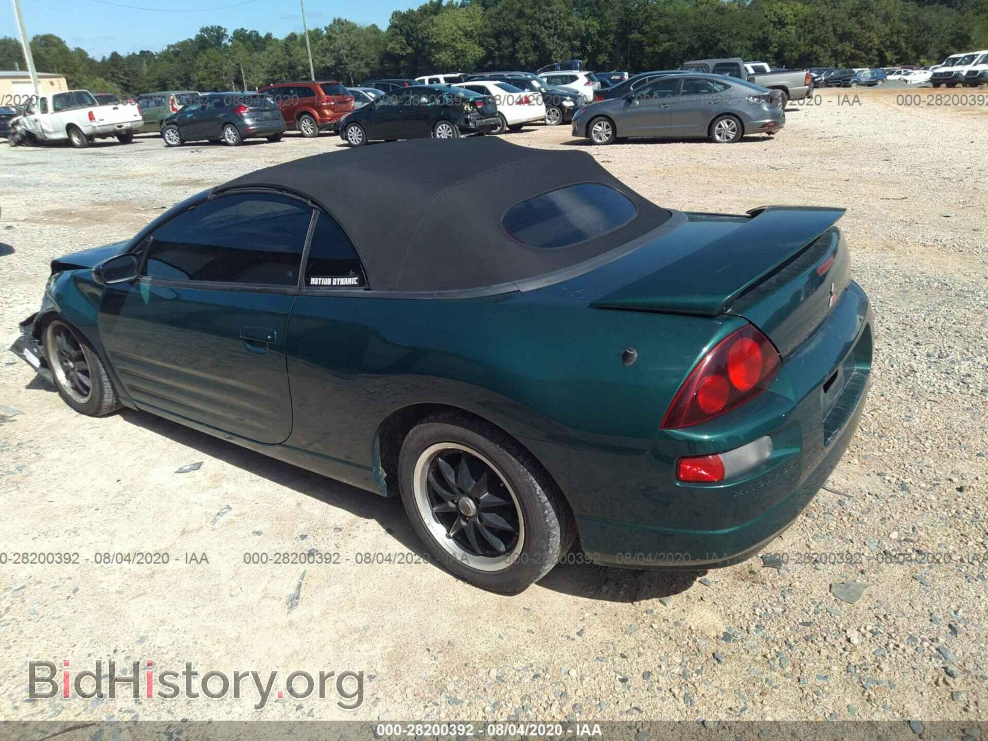 2001 MITSUBISHI ECLIPSE - VIN: 4A3AE45G21E065193 - Фото 3