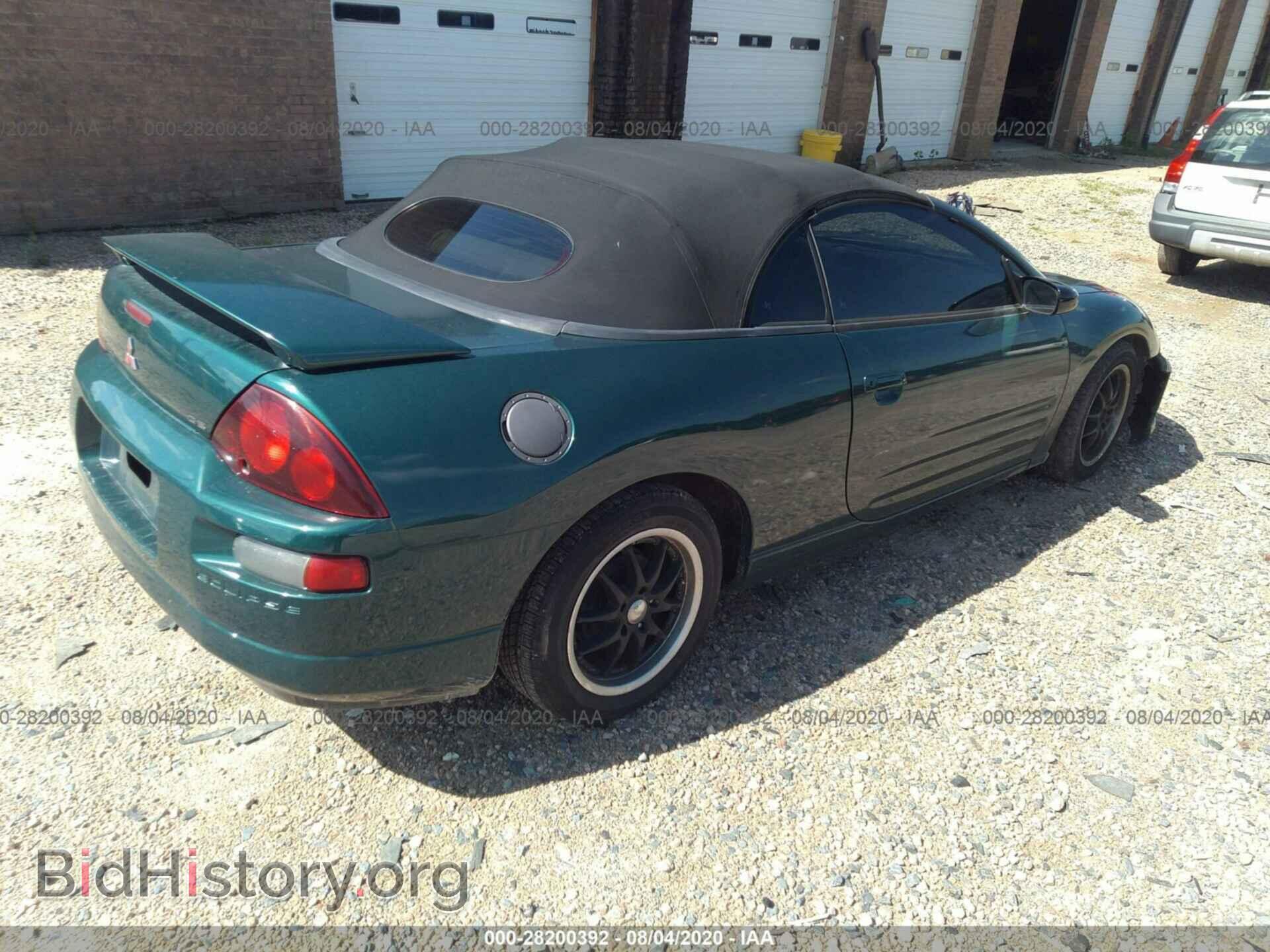 2001 MITSUBISHI ECLIPSE - VIN: 4A3AE45G21E065193 - Фото 4