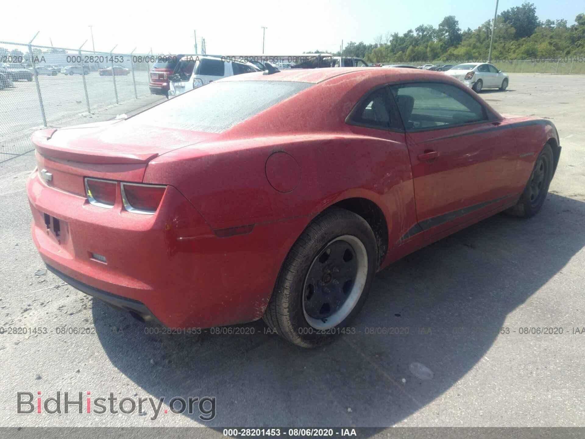 2012 CHEVROLET CAMARO - VIN: 2G1FA1E30C9128192 - Фото 4