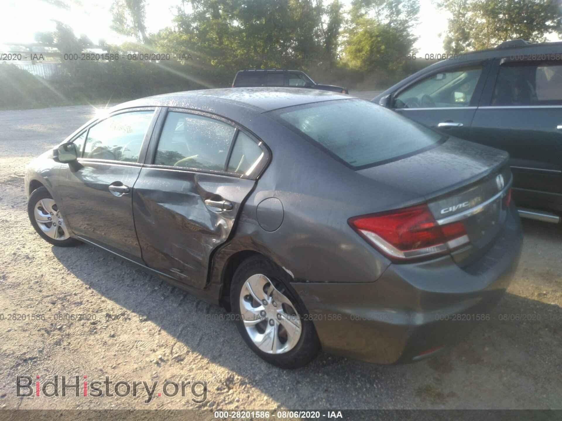 2013 HONDA CIVIC SDN - VIN: 2HGFB2F54DH596557 - Фото 3