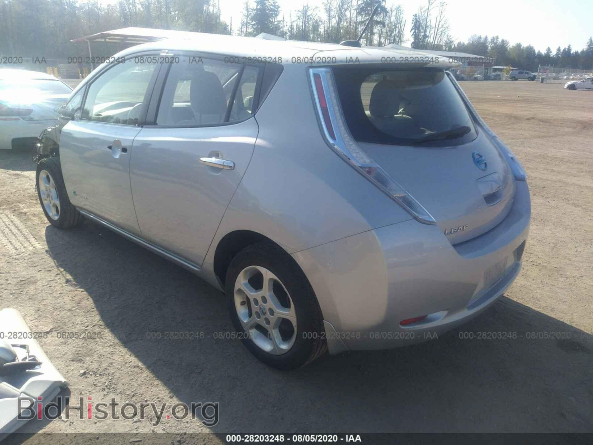 2012 NISSAN LEAF - VIN: JN1AZ0CP7CT027270 - Фото 3