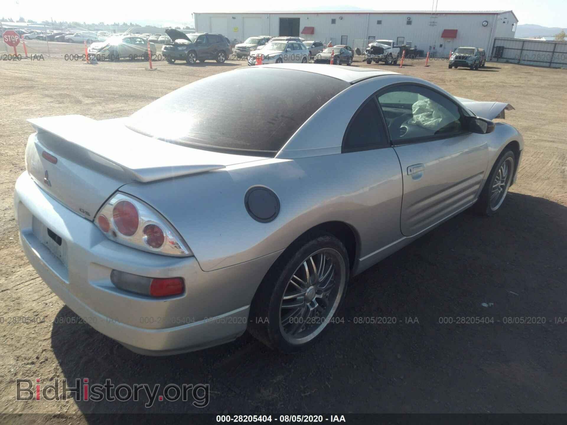 2001 MITSUBISHI ECLIPSE - VIN: 4A3AC44G01E031230 - Фото 4