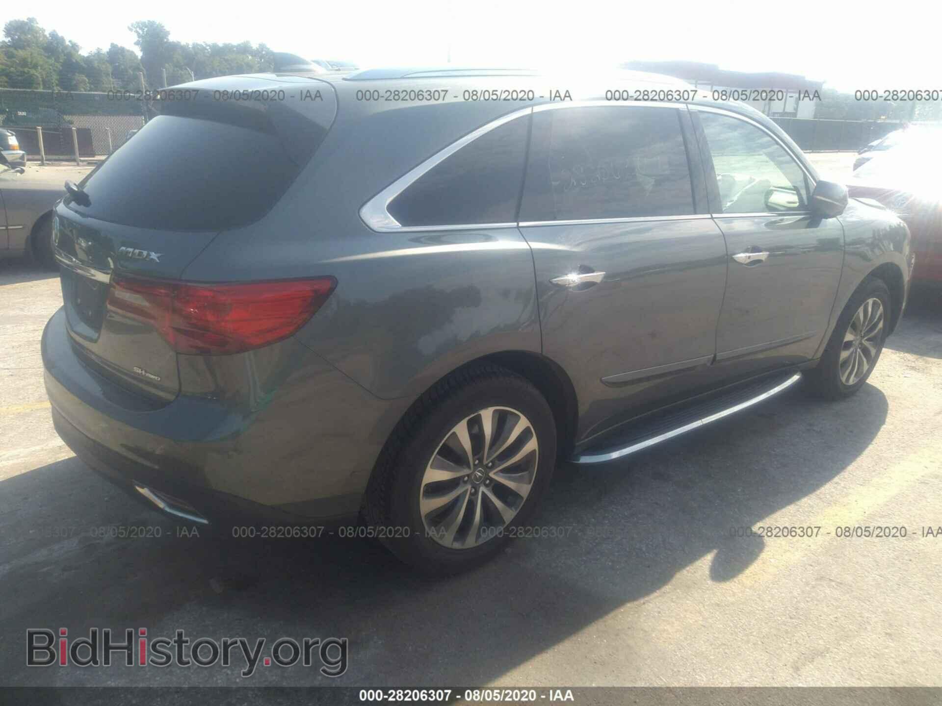 2014 ACURA MDX - VIN: 5FRYD4H42EB017248 - Фото 4