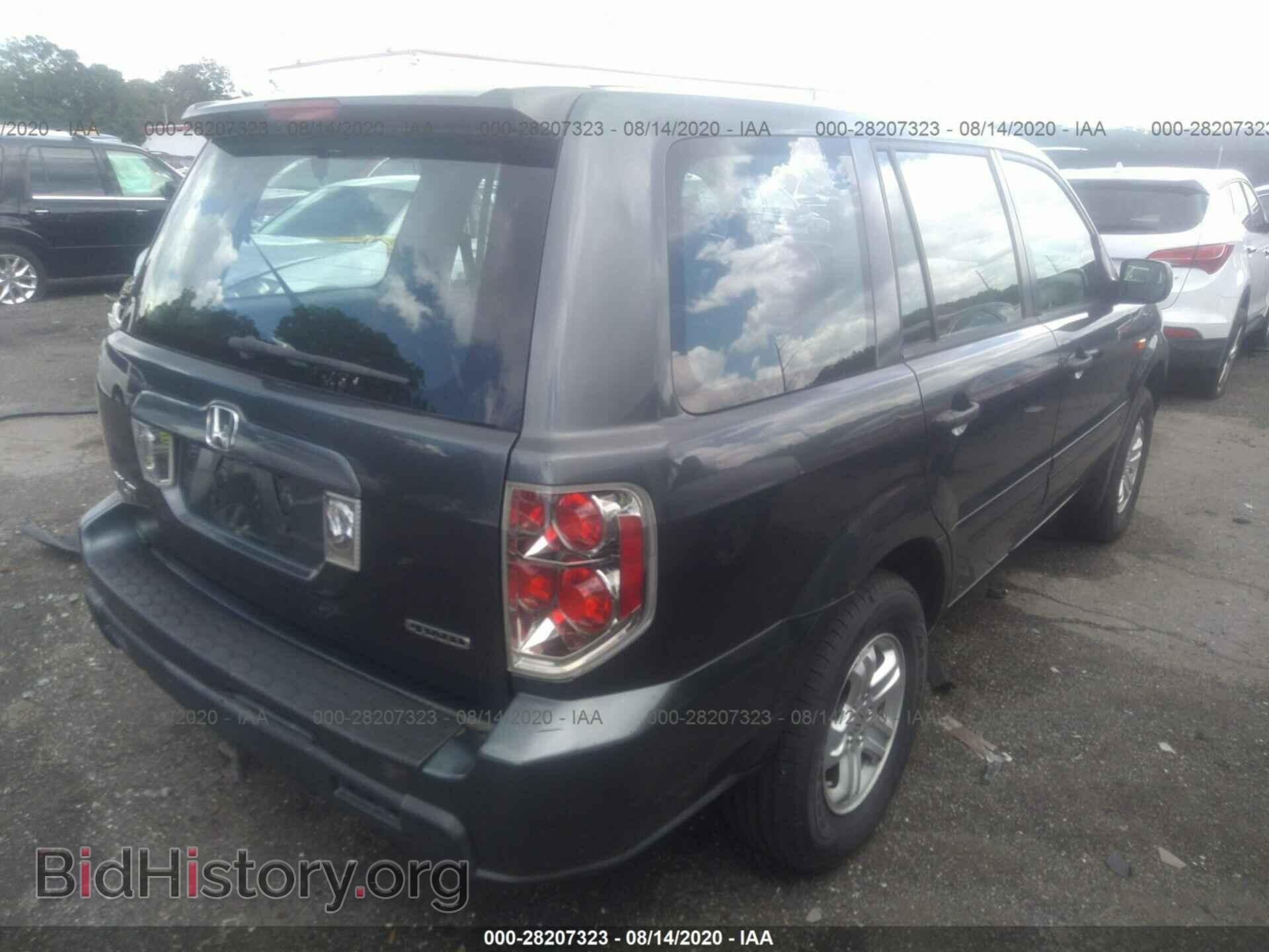2006 HONDA PILOT - VIN: 2HKYF181X6H559314 - Фото 4