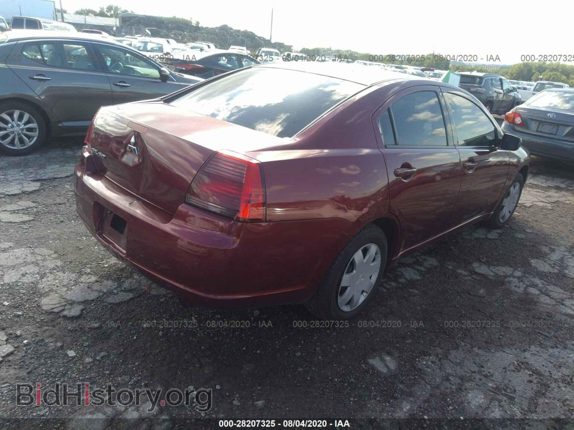2007 MITSUBISHI GALANT - VIN: 4A3AB36F27E061002 - Фото 4