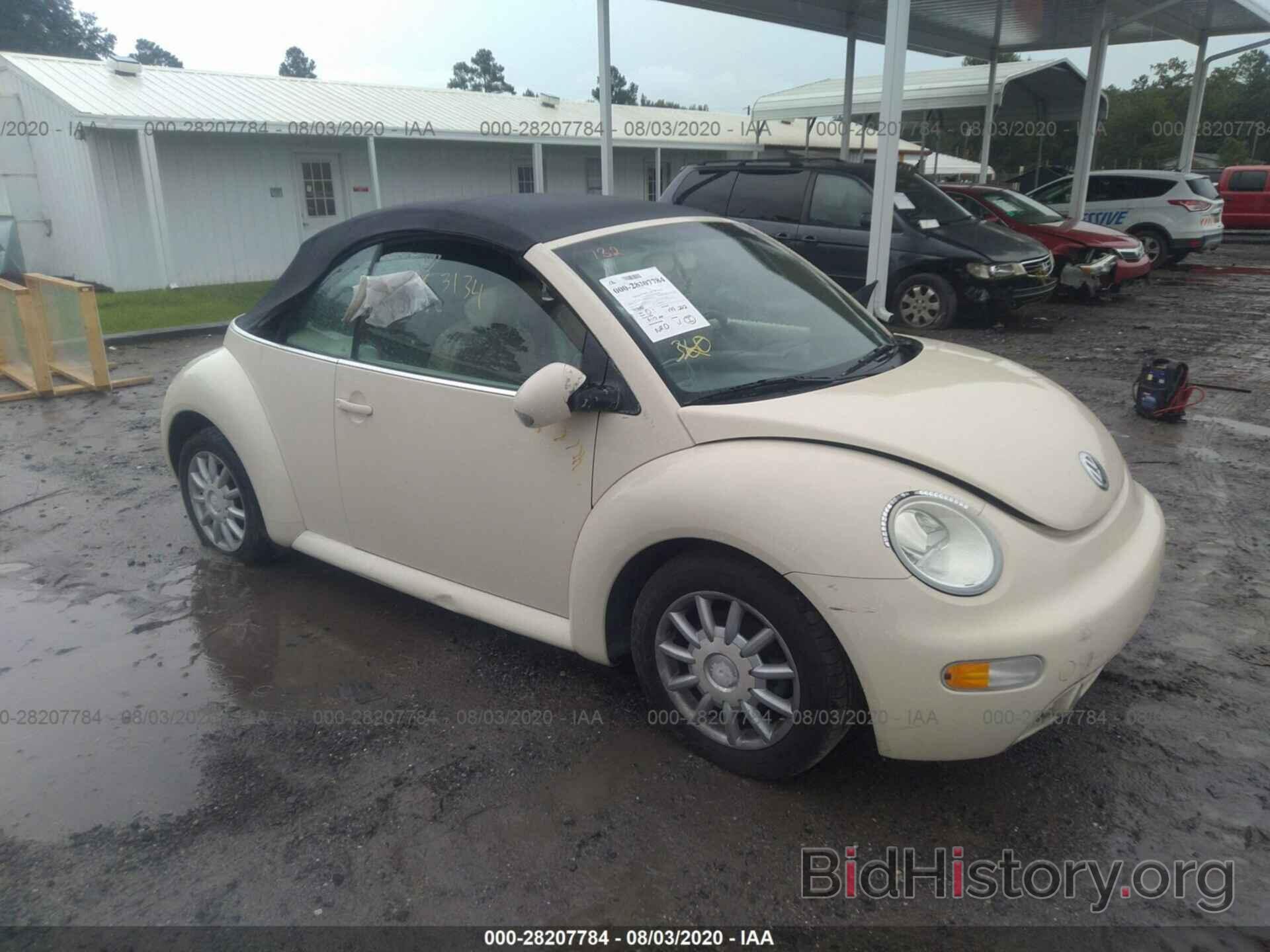 Photo 3VWCM31Y55M357974 - VOLKSWAGEN NEW BEETLE CONVERTIBLE 2005