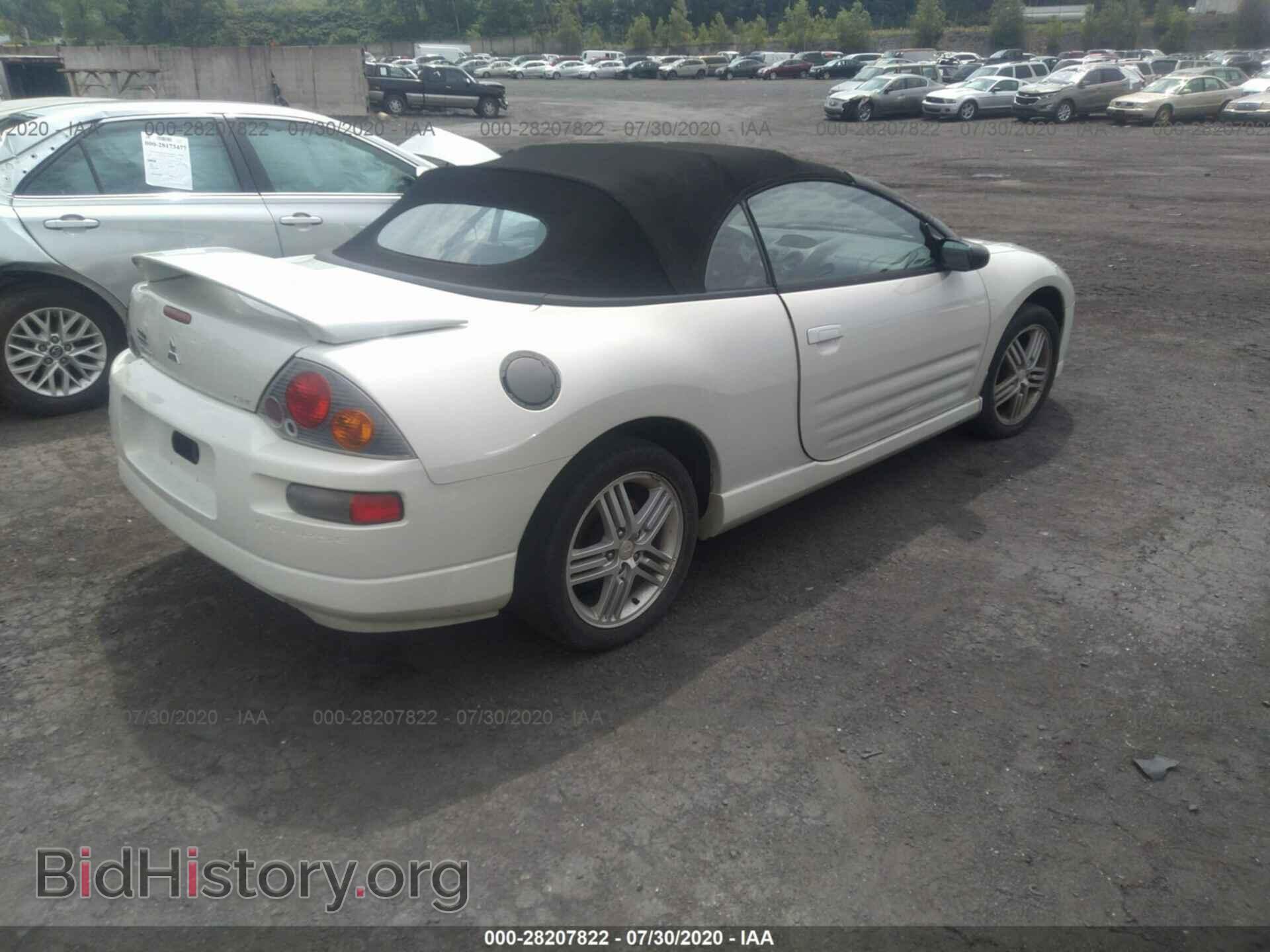 2003 MITSUBISHI ECLIPSE - VIN: 4A3AE55H03E185379 - Фото 4