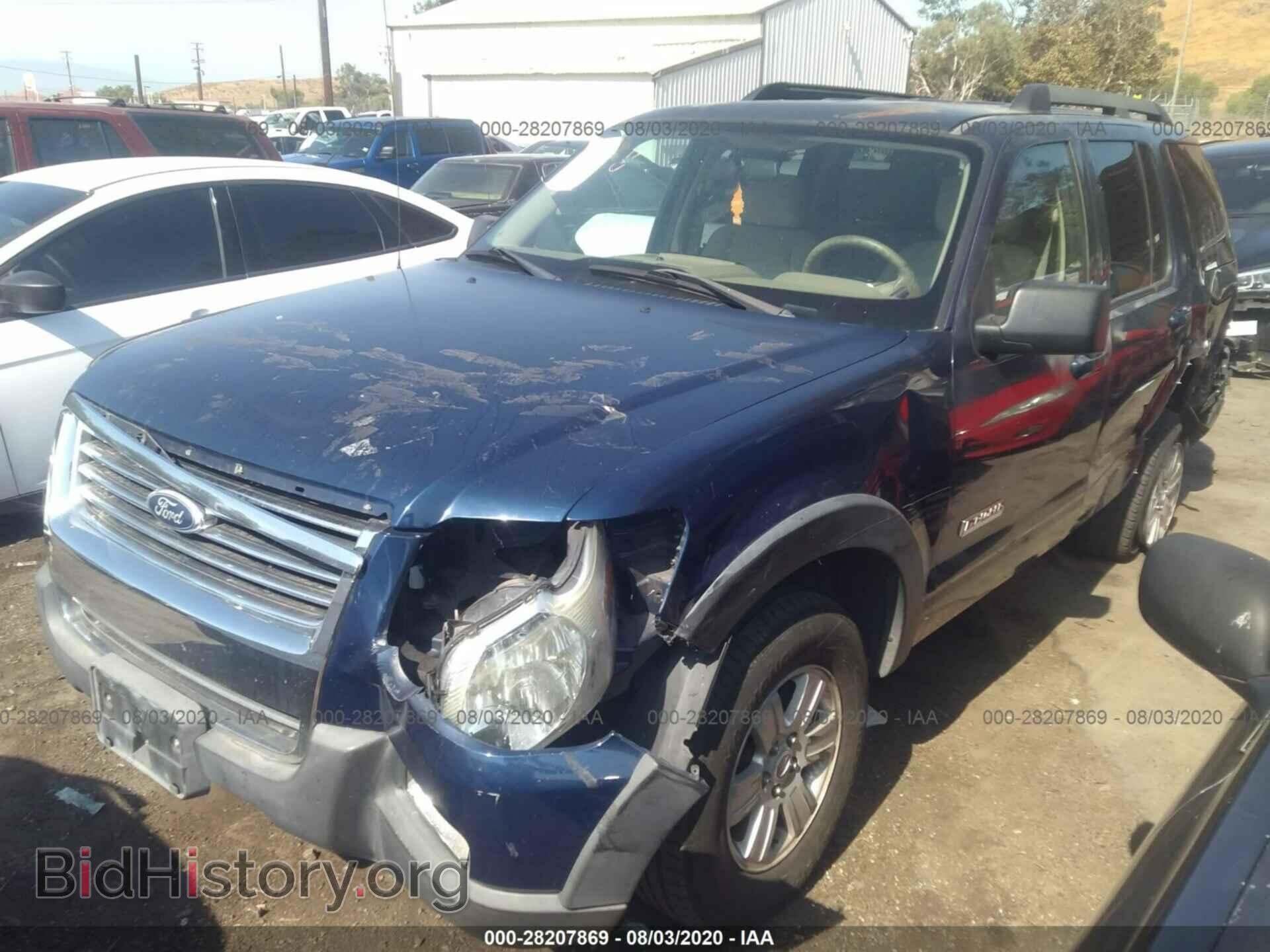2007 FORD EXPLORER - VIN: 1FMEU73E17UB38980 - Фото 2