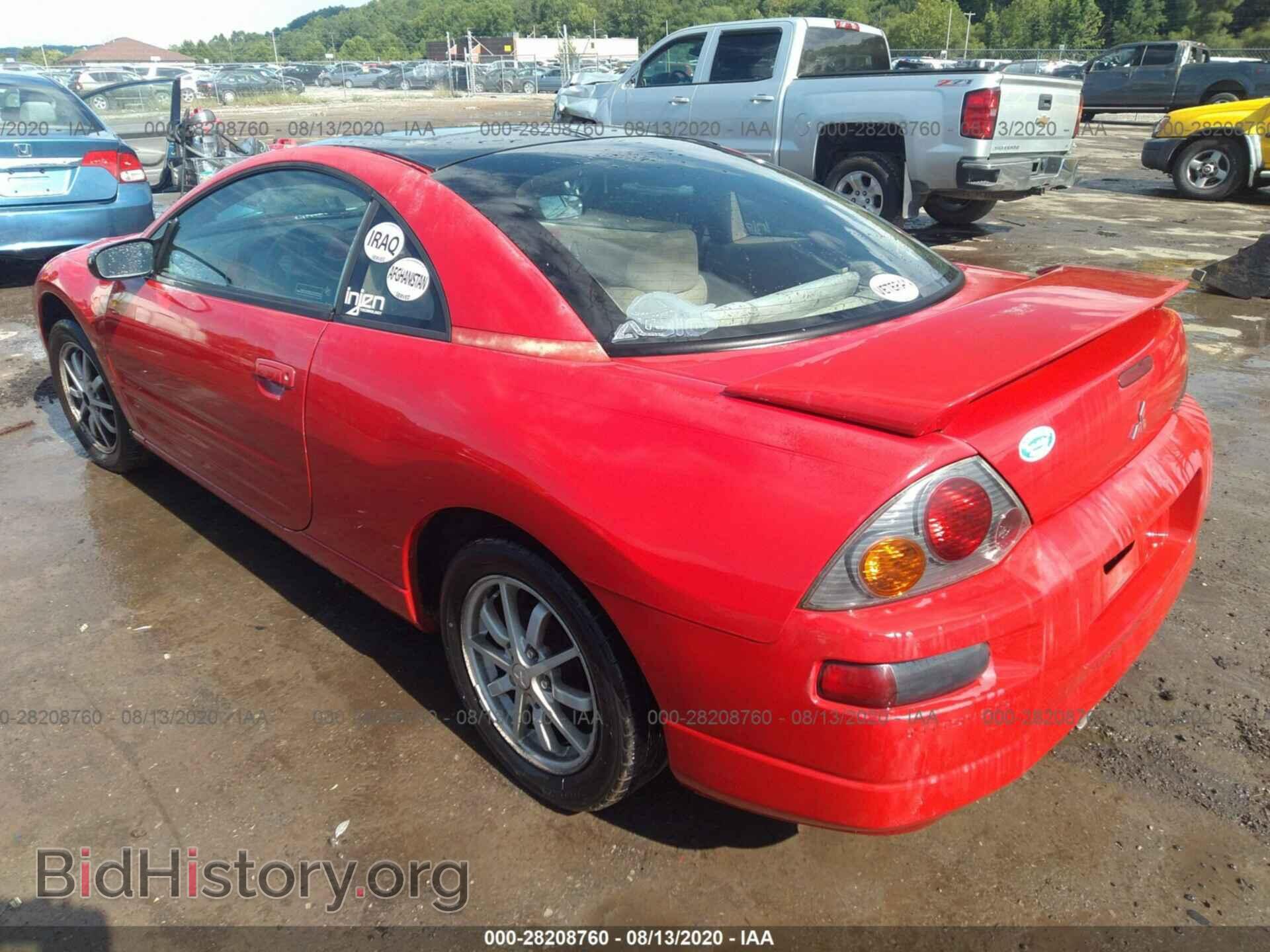 2000 MITSUBISHI ECLIPSE - VIN: 4A3AC44G0YE078784 - Фото 3