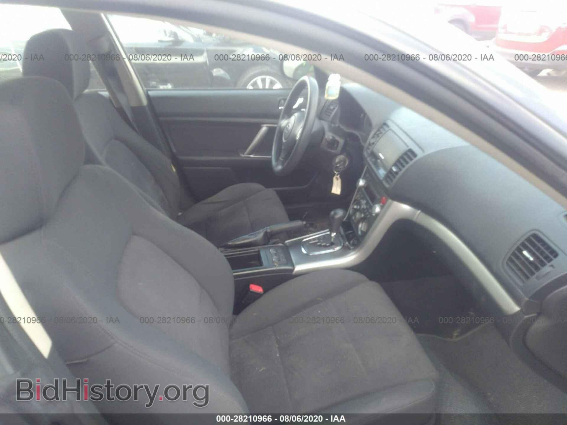 2009 SUBARU OUTBACK - VIN: 4S4BP61C497328070 - Фото 5