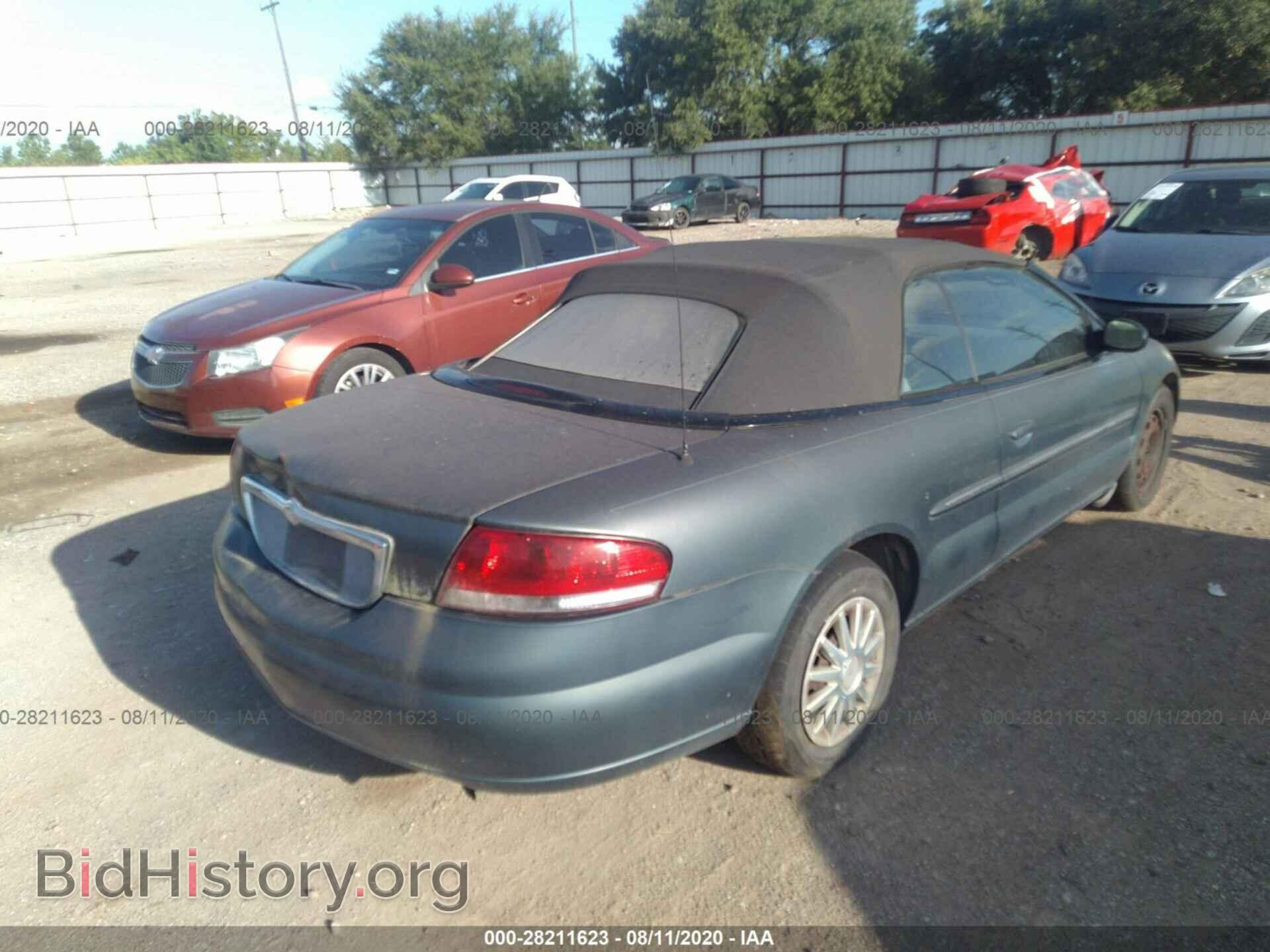 2002 CHRYSLER SEBRING - VIN: 1C3EL45X82N182888 - Фото 4