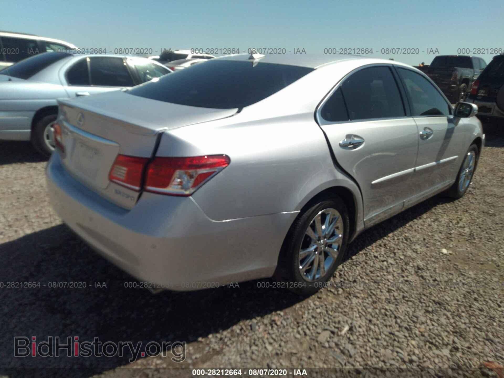 2012 LEXUS ES 350 - VIN: JTHBK1EG8C2503975 - Фото 4