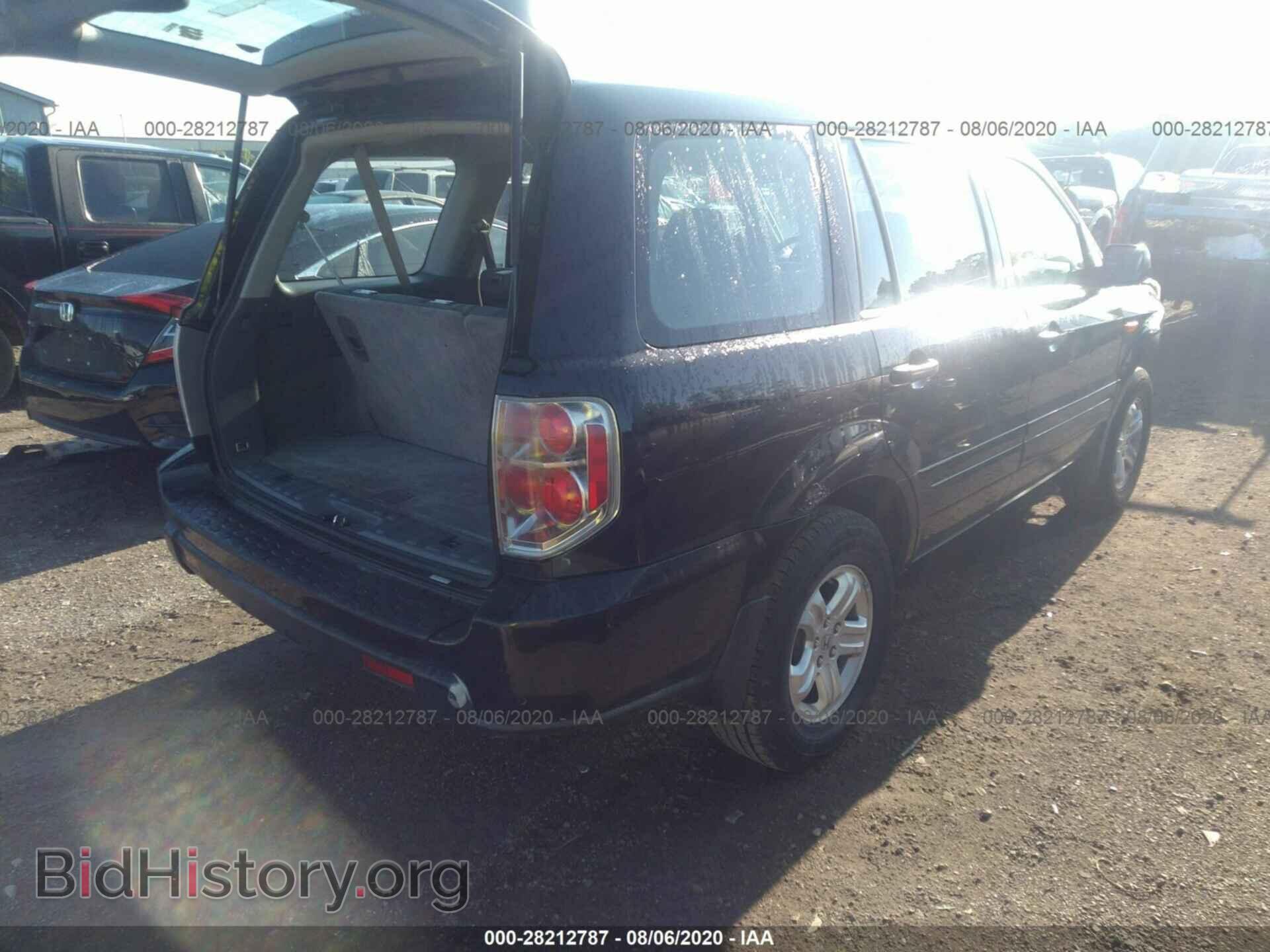 2006 HONDA PILOT - VIN: 5FNYF28136B041856 - Фото 4