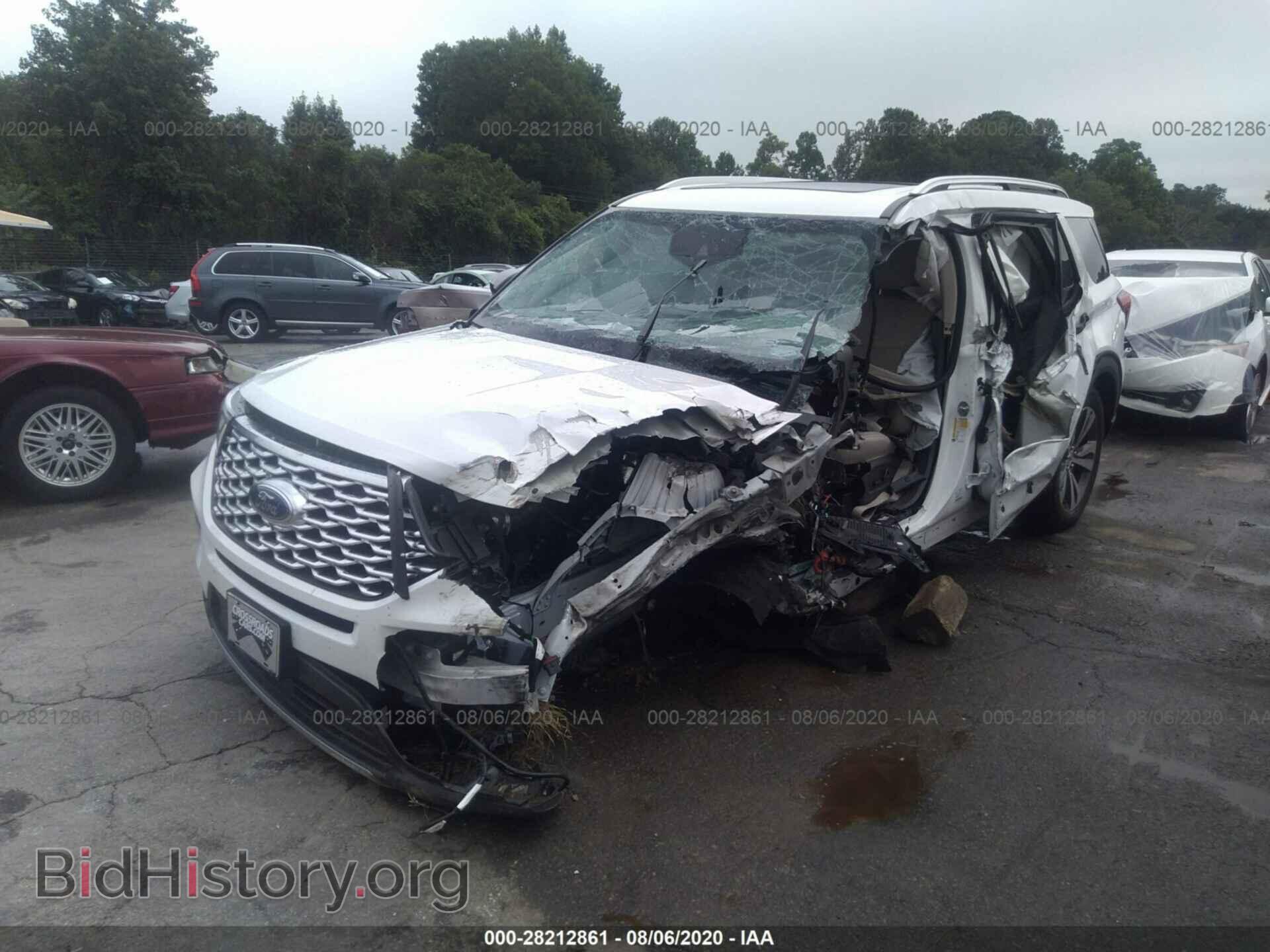 2020 FORD EXPLORER - VIN: 1FM5K8HC0LGA89654 - Фото 2