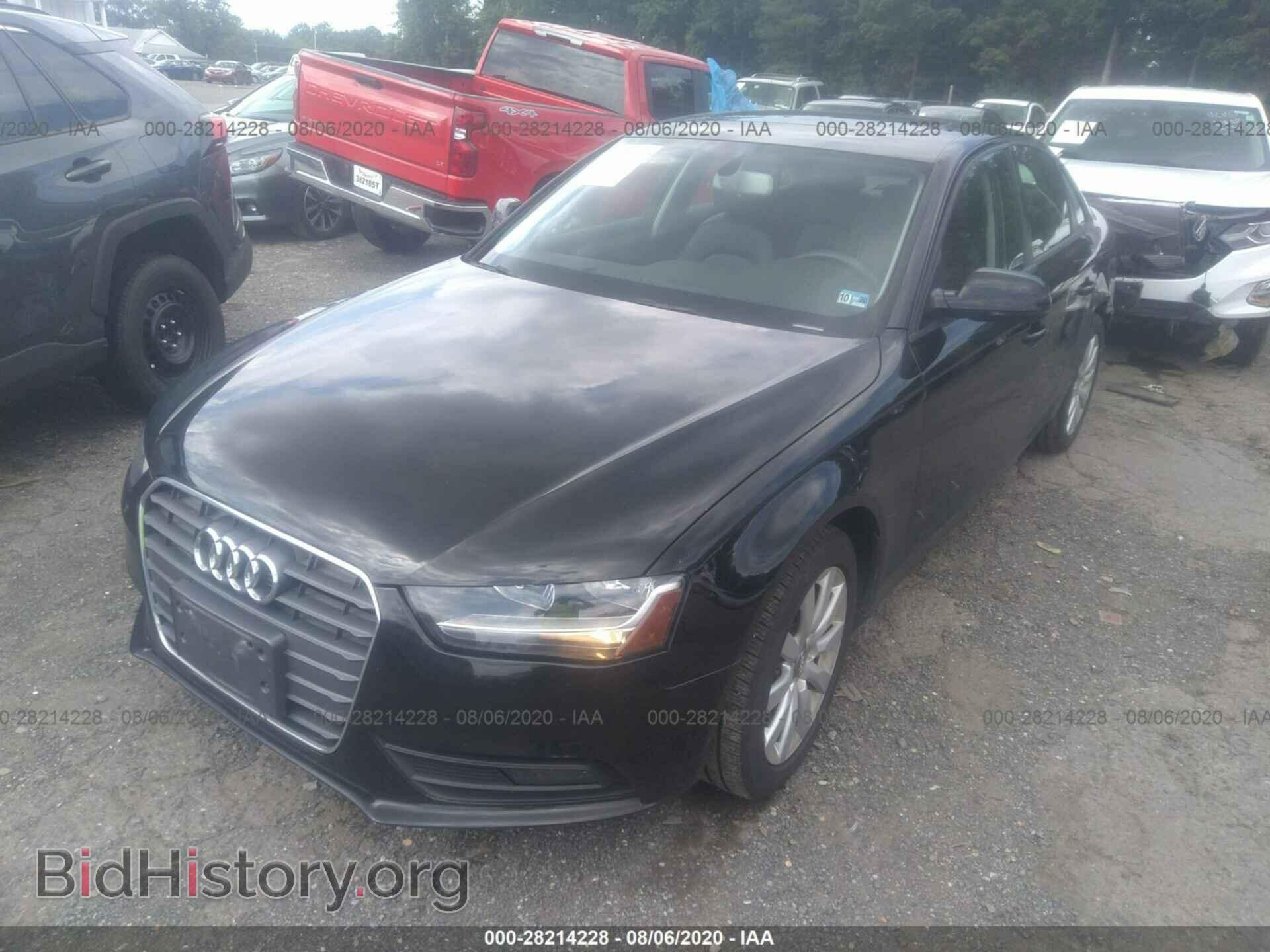 2014 AUDI A4 - VIN: WAUAFAFL4EN007177 - Фото 2