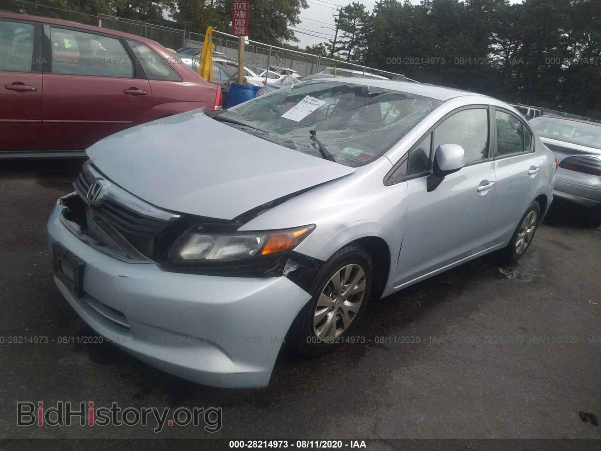 2012 HONDA CIVIC SDN - VIN: 2HGFB2F53CH535327 - Фото 2