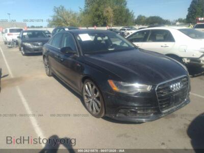 2012 Audi A6 3.0T Prestige, черный — VIN WAUHGAFC1CN166599, IAAI