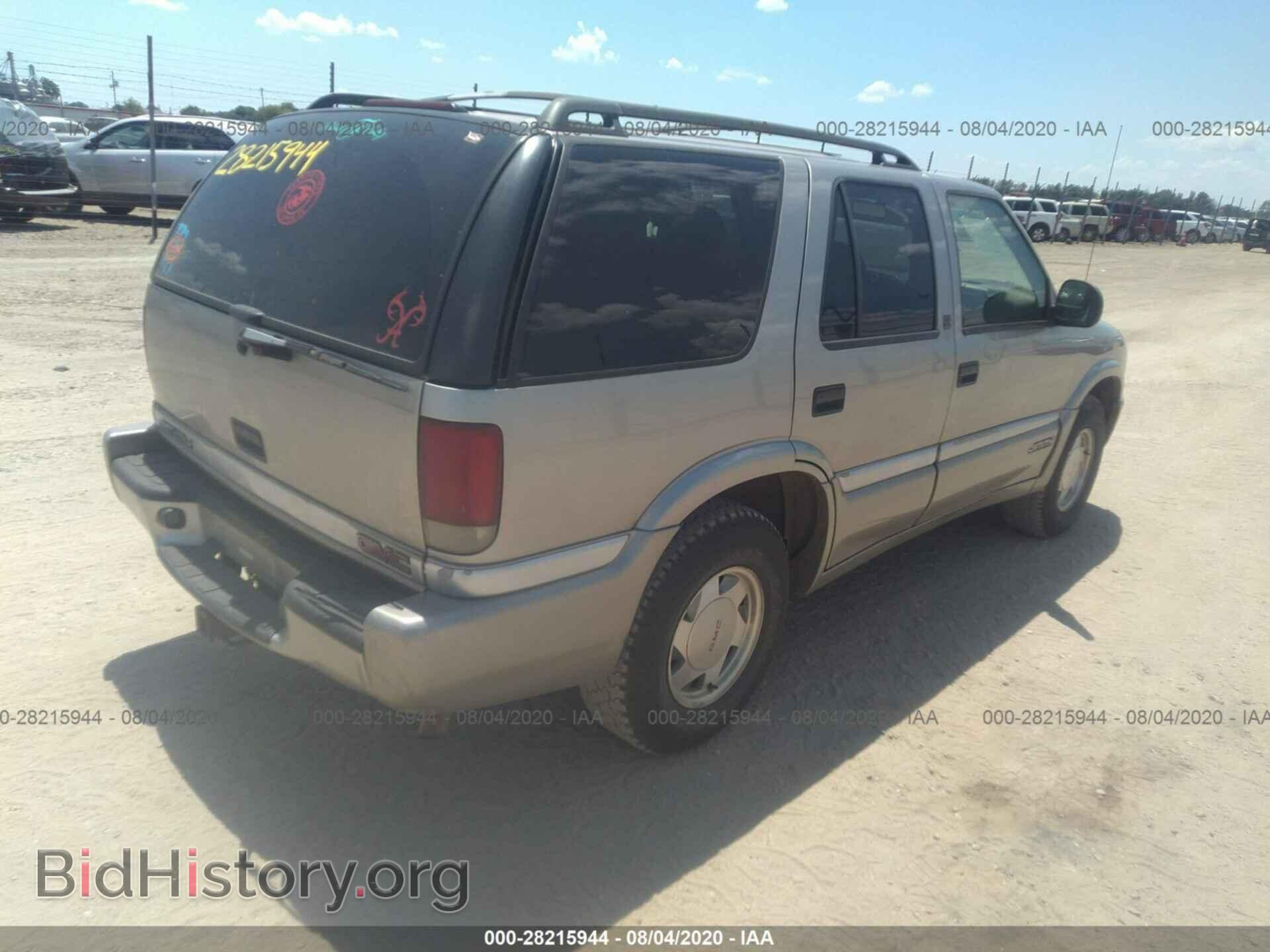 2000 GMC JIMMY - VIN: 1GKCS13W9Y2192309 - Фото 4
