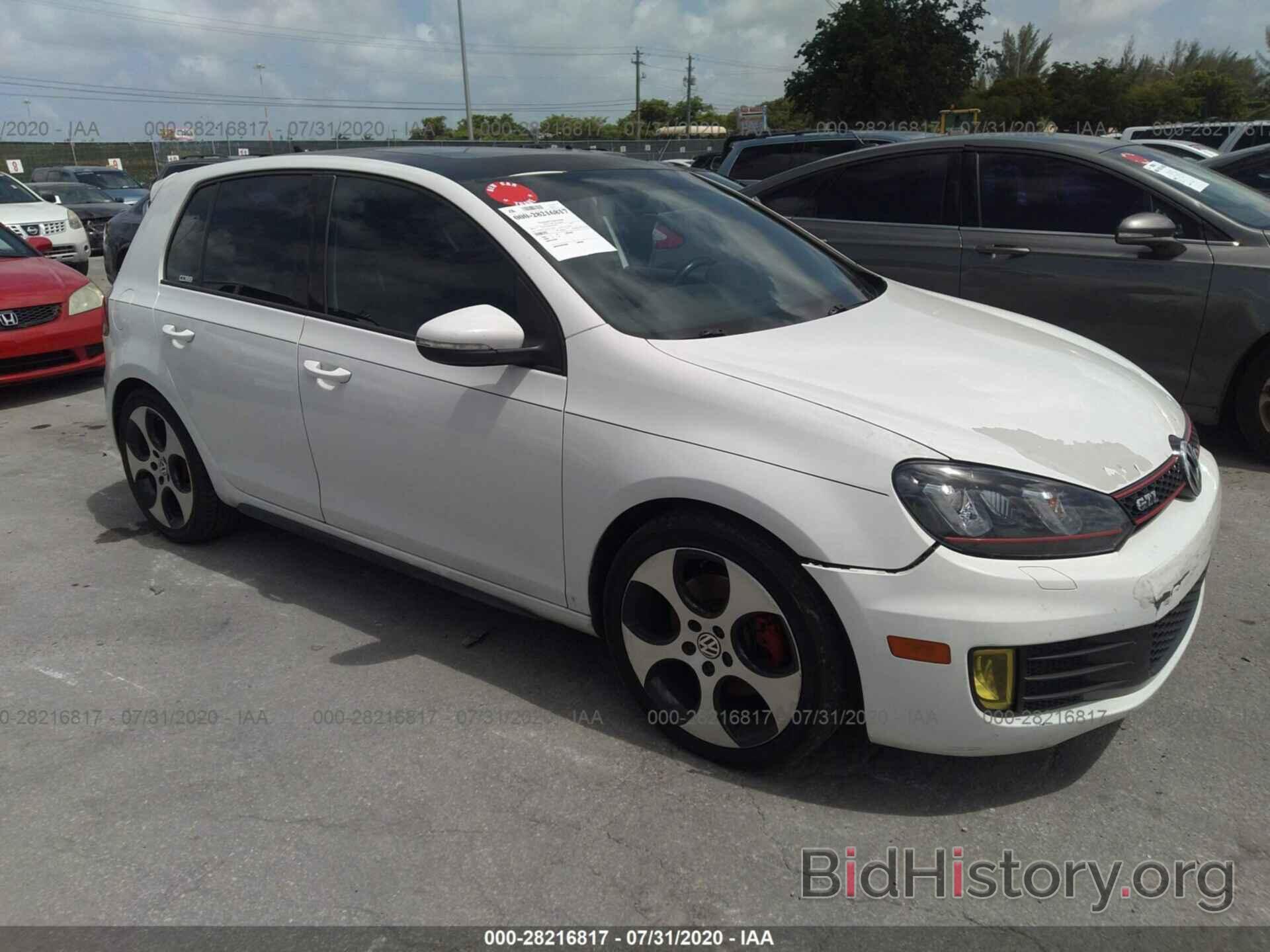 Photo WVWHV7AJ5CW267978 - VOLKSWAGEN GTI 2012