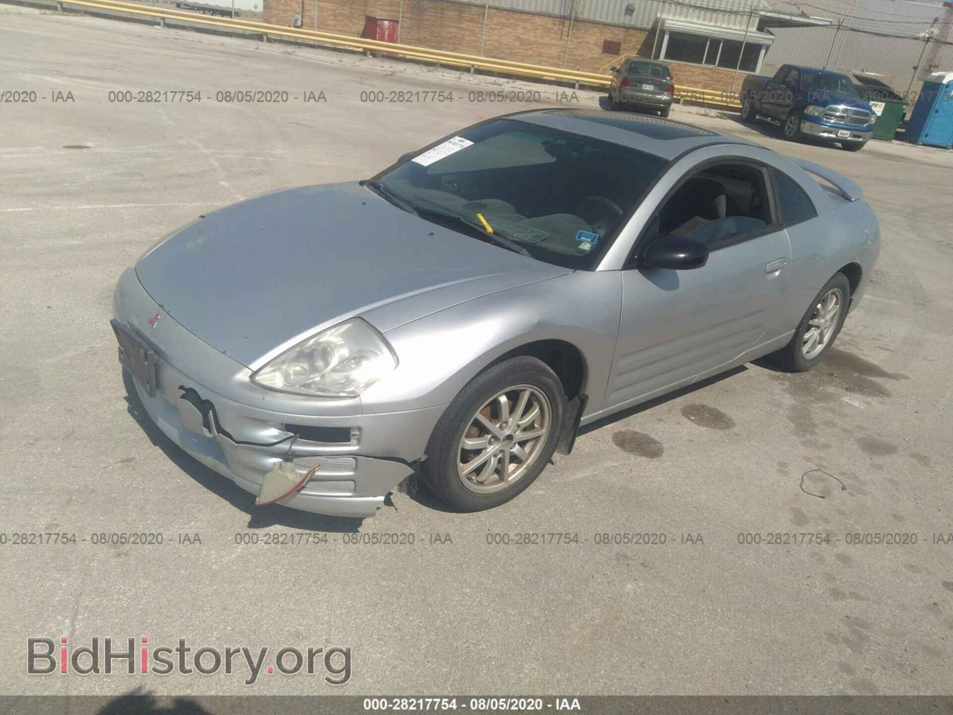 2001 MITSUBISHI ECLIPSE - VIN: 4A3AC44G01E011589 - Фото 2