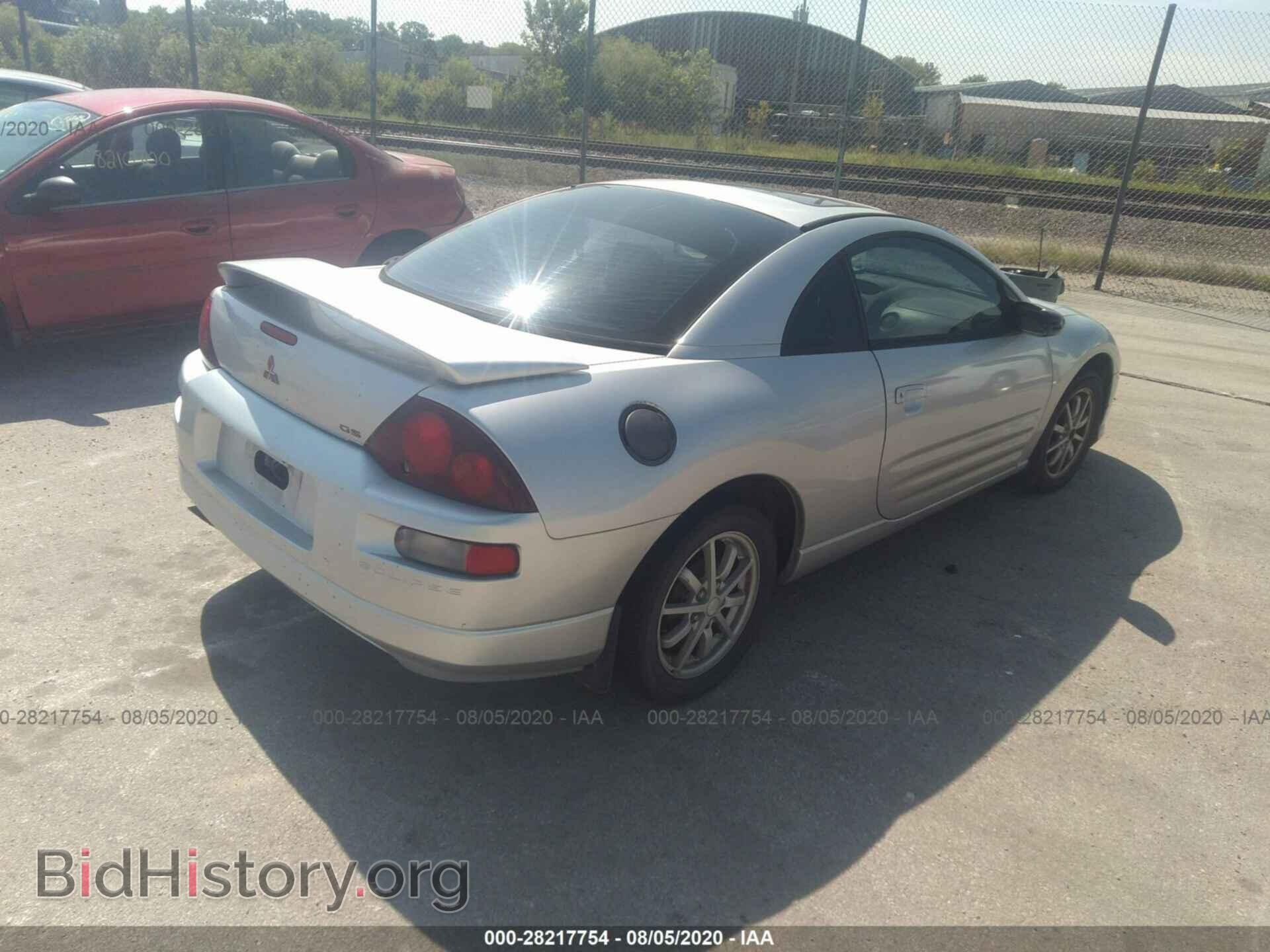 2001 MITSUBISHI ECLIPSE - VIN: 4A3AC44G01E011589 - Фото 4
