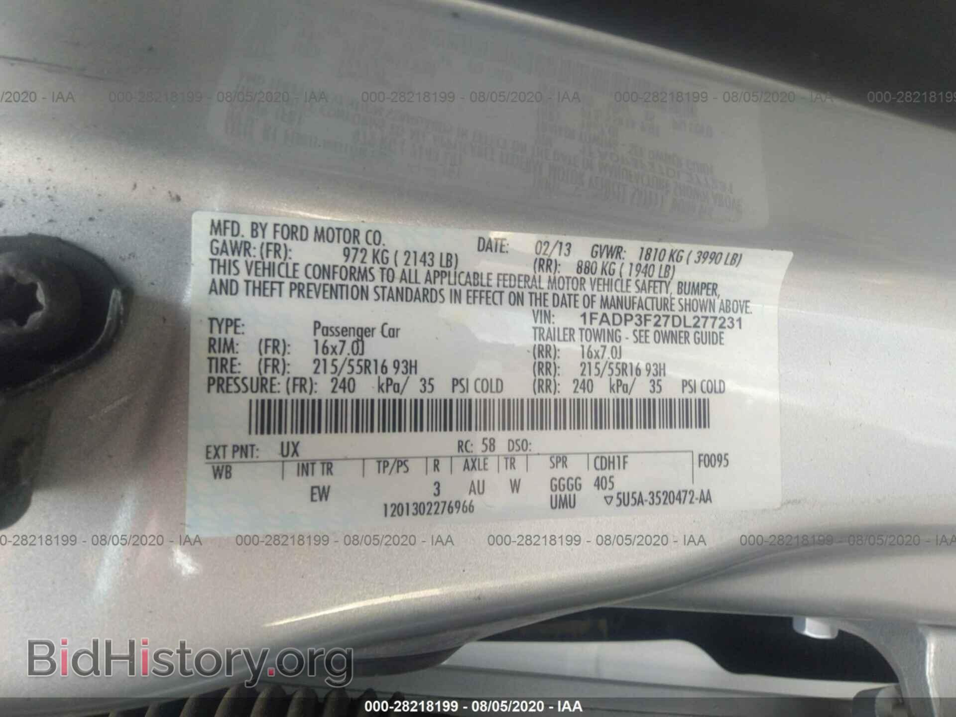 2013 FORD FOCUS - VIN: 1FADP3F27DL277231 - Photo 9