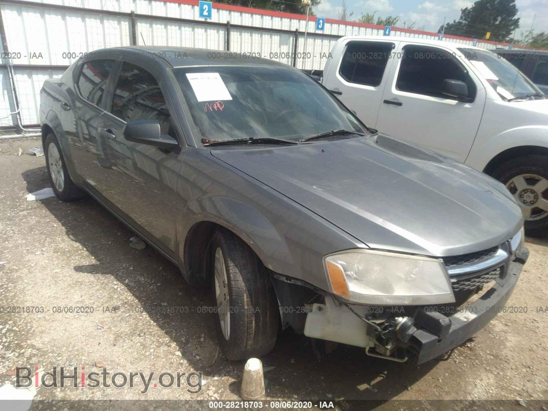 Фотография 1C3CDZAG9DN752553 - DODGE AVENGER 2013