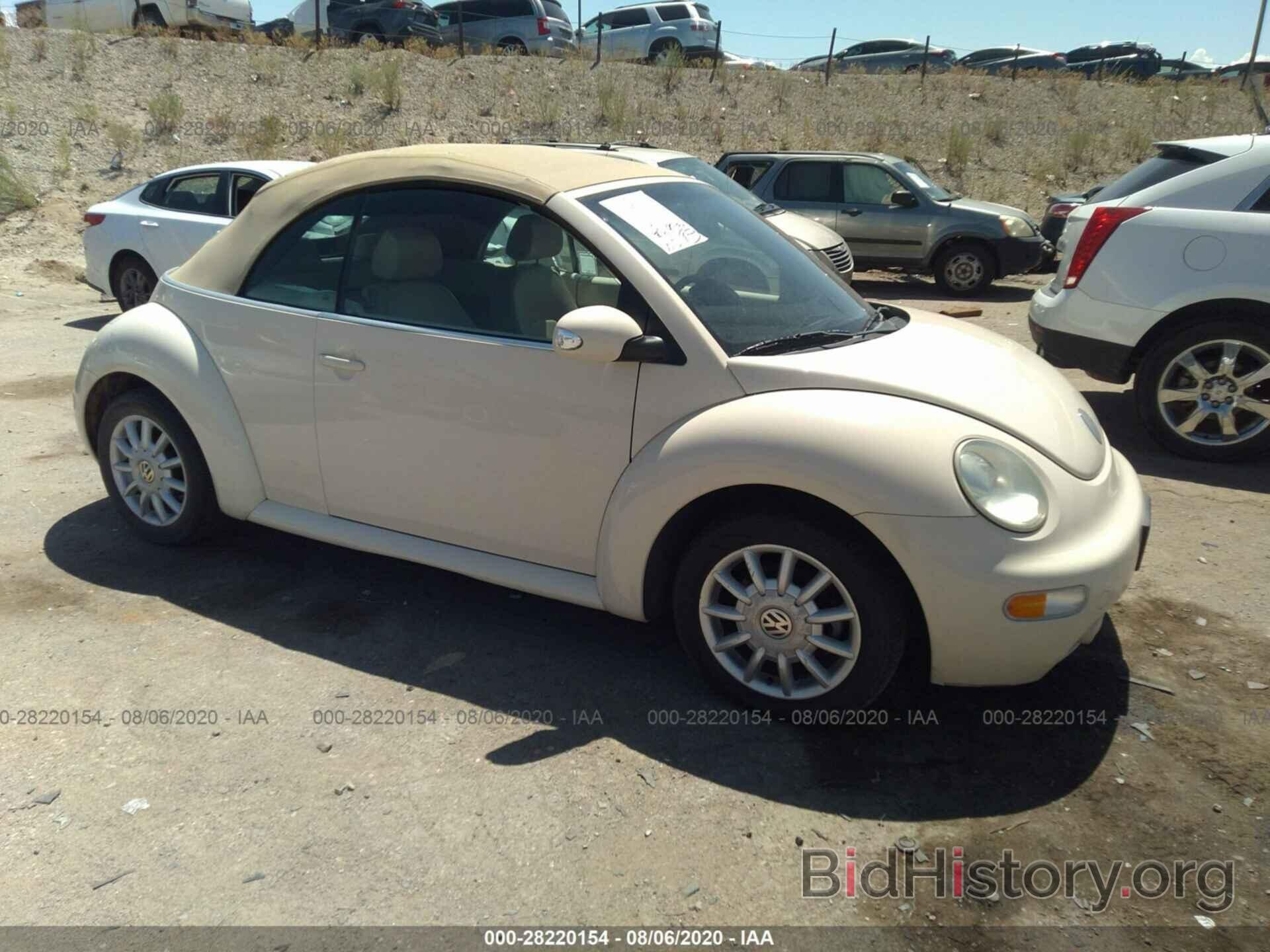 Photo 3VWCM31Y35M306330 - VOLKSWAGEN NEW BEETLE CONVERTIBLE 2005