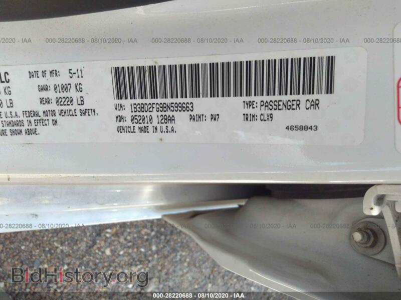 2011 Dodge AVENGER (VIN 1B3BD2FG9BN599663) — фото 9 из 11