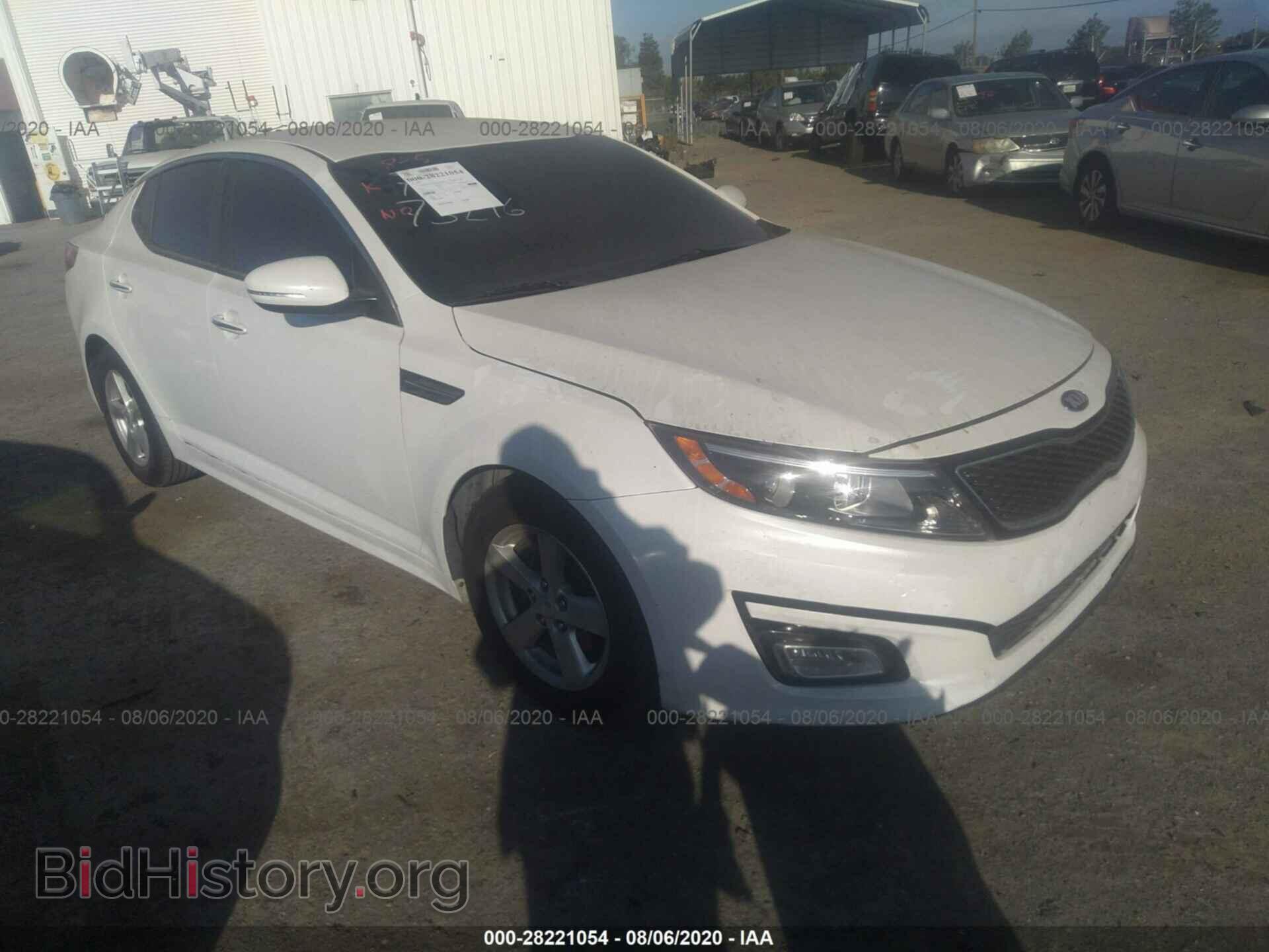 Фотография KNAGM4A71F5556302 - KIA OPTIMA 2015