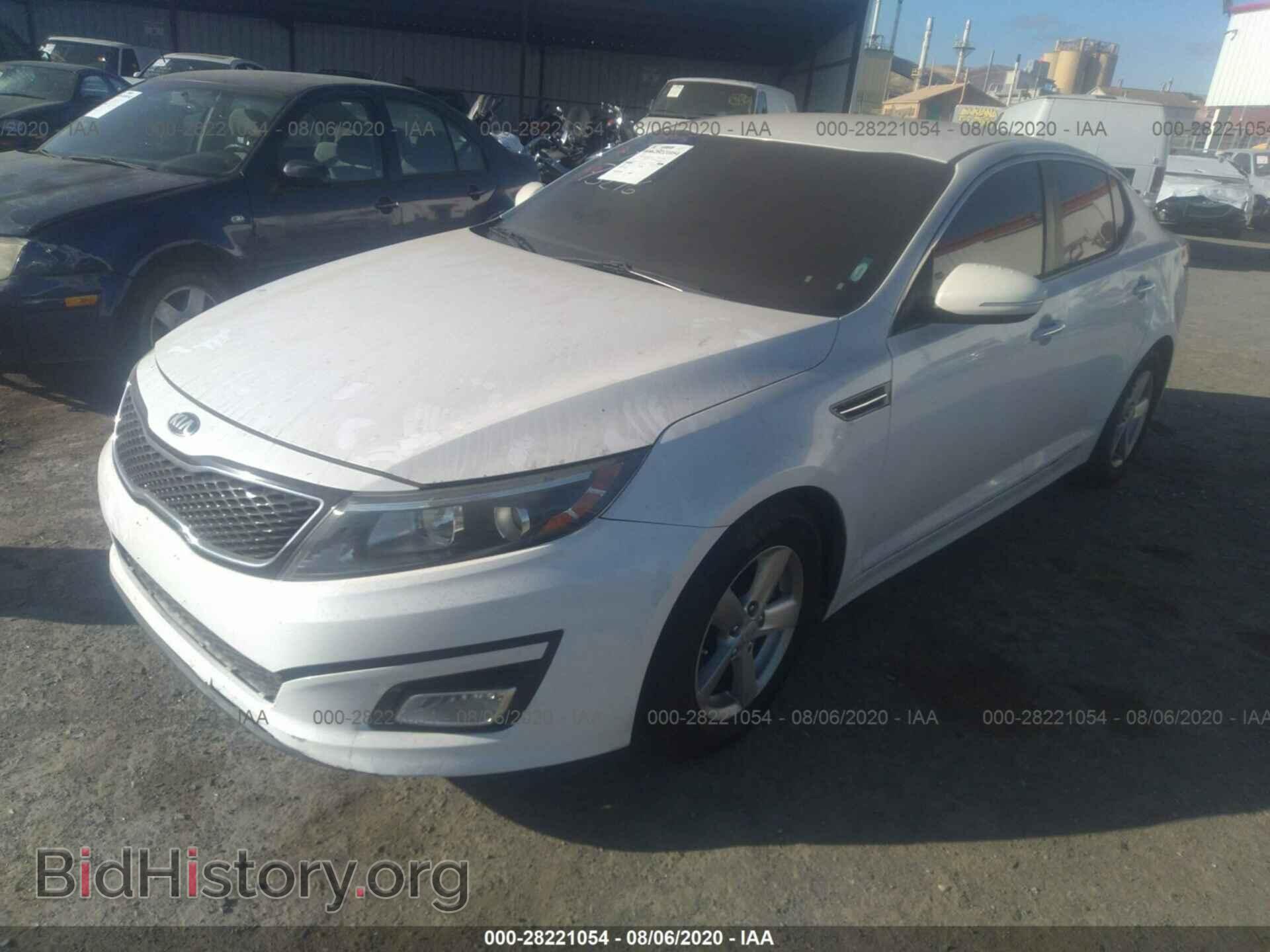 2015 KIA OPTIMA - VIN: KNAGM4A71F5556302 - Фото 2