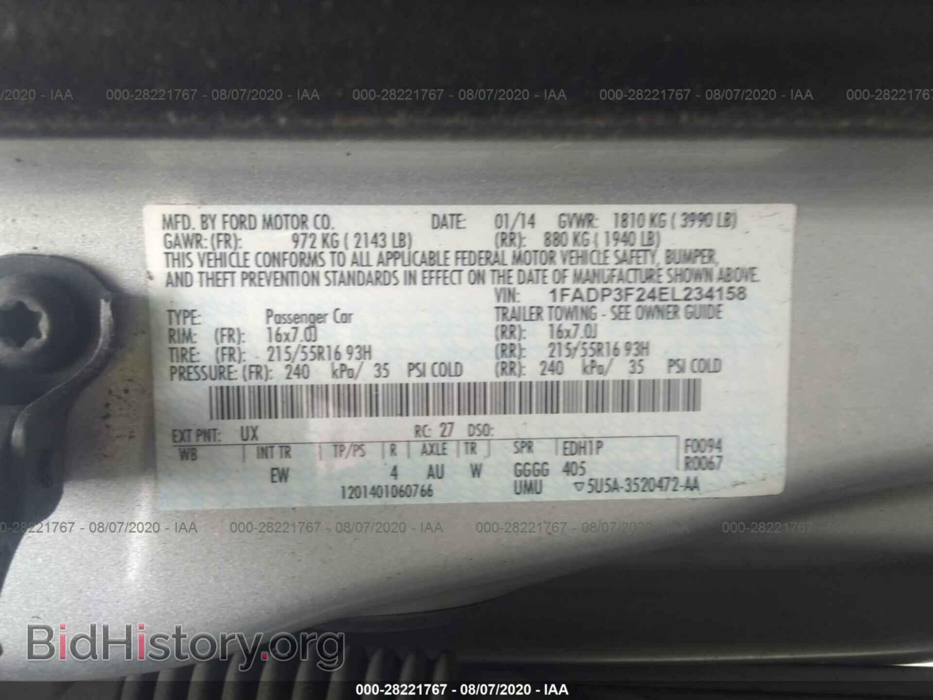 2014 FORD FOCUS - VIN: 1FADP3F24EL234158 - Photo 9