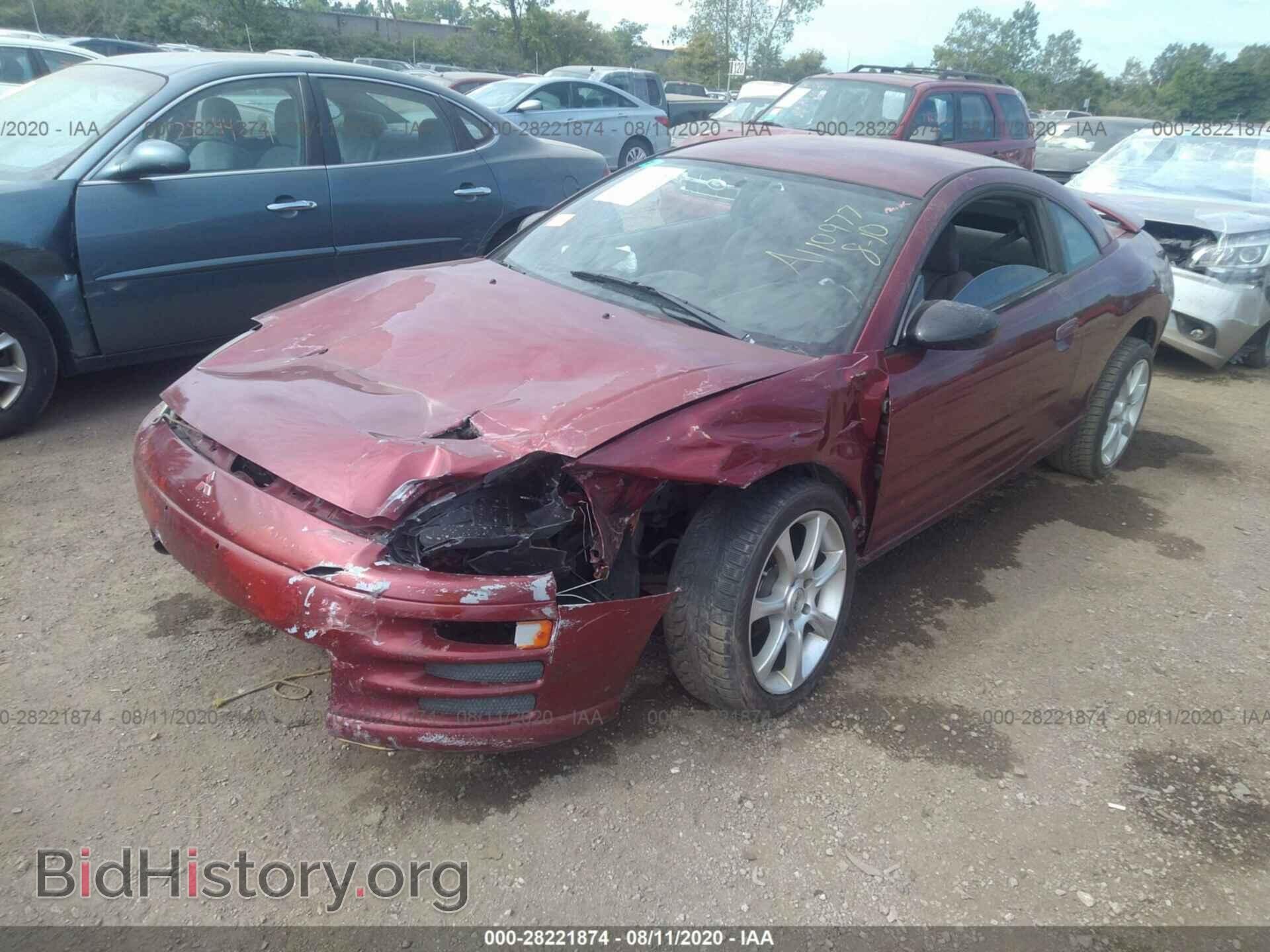 2001 MITSUBISHI ECLIPSE - VIN: 4A3AC34G11E201525 - Фото 2