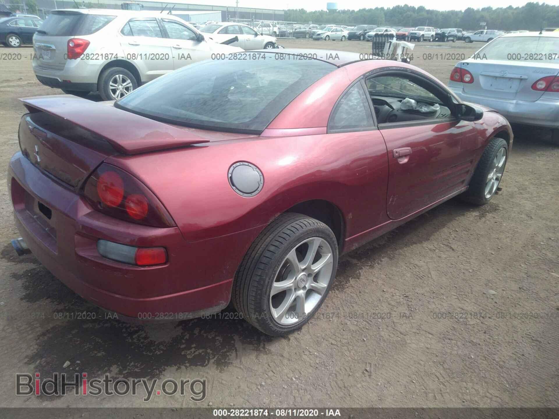2001 MITSUBISHI ECLIPSE - VIN: 4A3AC34G11E201525 - Фото 4